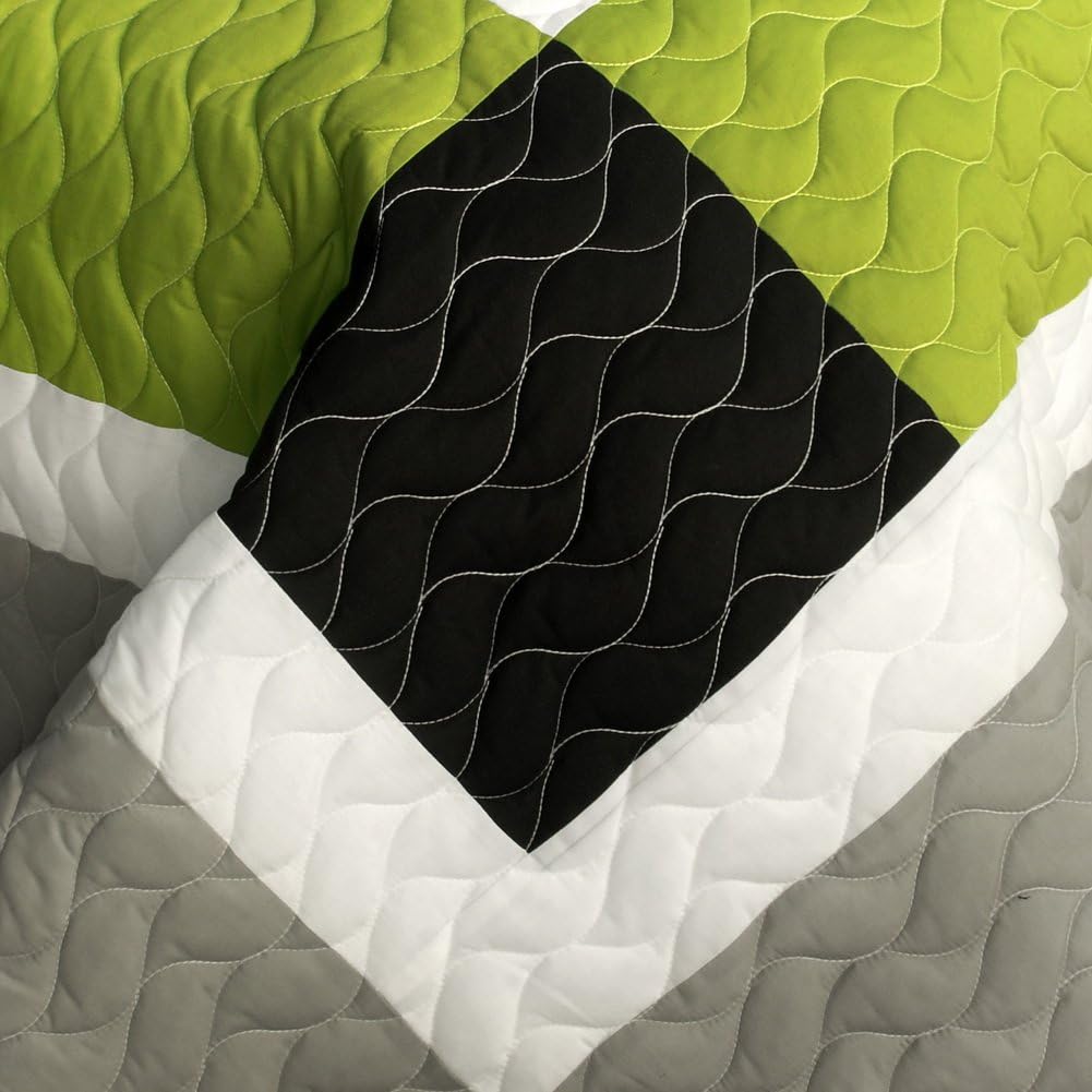 Onitiva Earth Chant 3PC Patchwork Quilt Set Full Queen