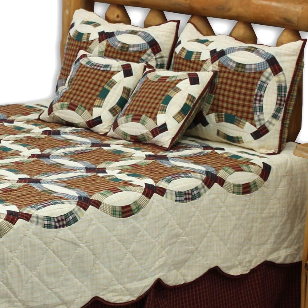 Patch Magic Quilts Snowcap Fire Rings Twin Set 1