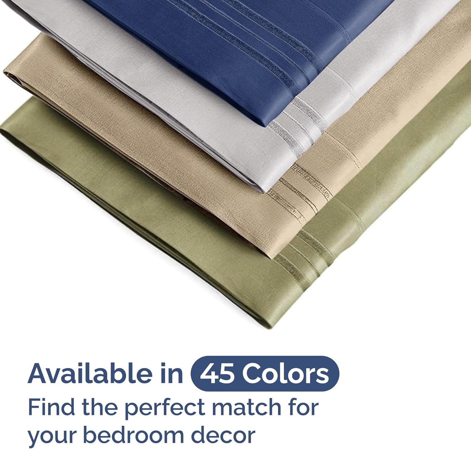 Wrap Around Dust Ruffle Bed Skirt 2 Pillowcases - Queen Size White