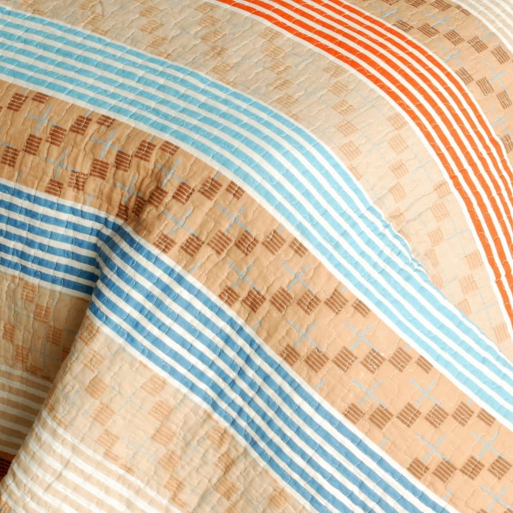 Blancho Bedding Million Miles Cotton Quilt Set 3PC