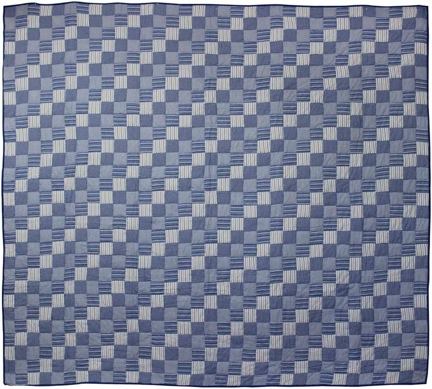 Patch Magic Tumbling Blues Super King Quilt Set