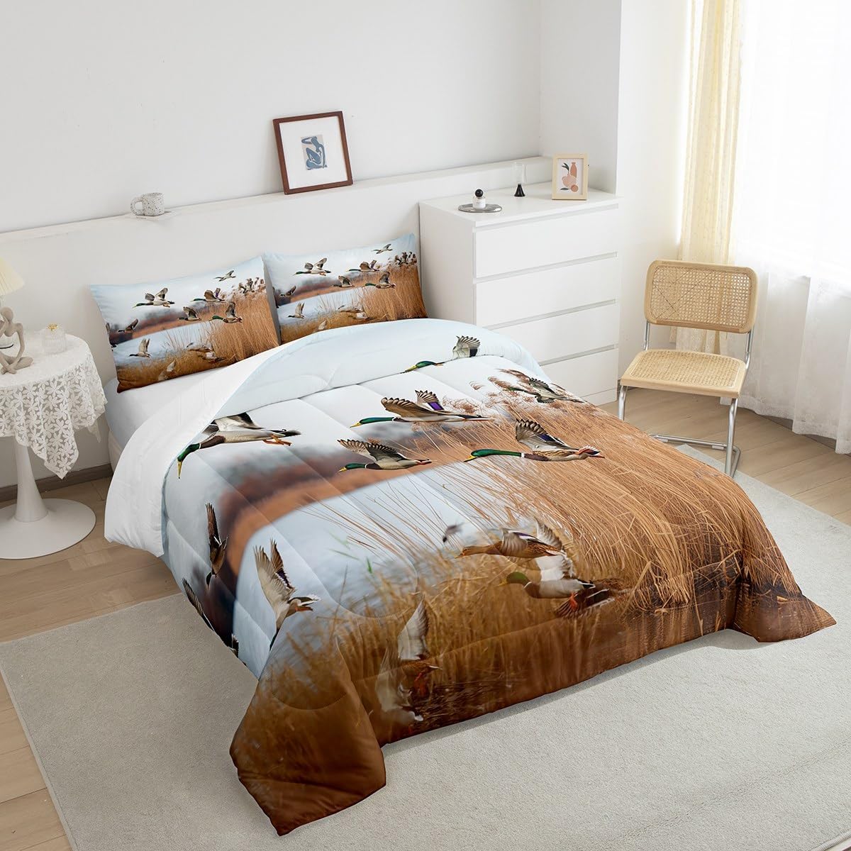 Erosebridal Duck Comforter Set Full Size