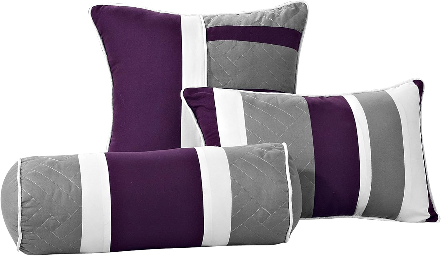 All American Collection 7 Piece Embroidered Comforter Set 1