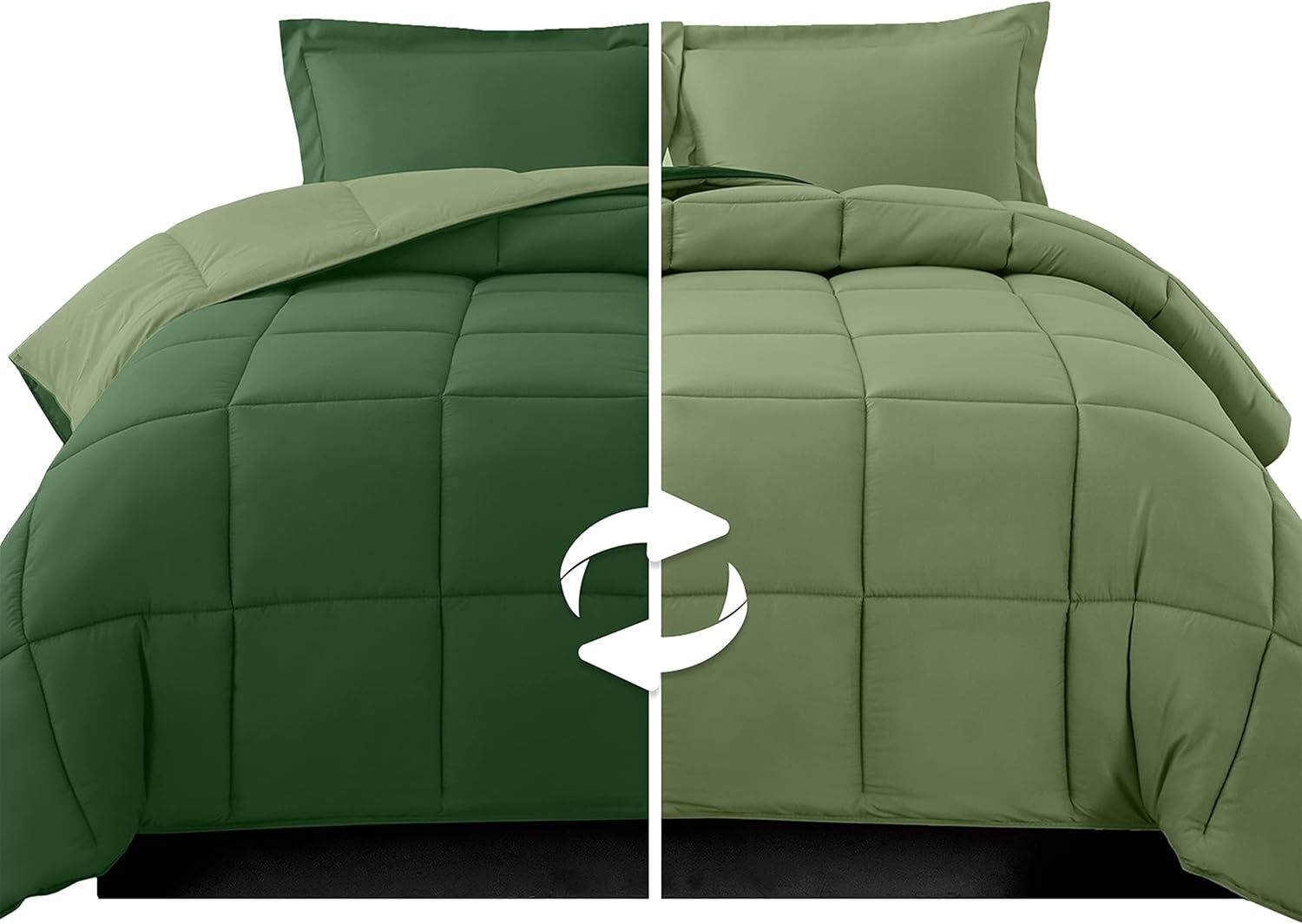 Elegant Comfort 3-Piece Reversible Comforter Set 1