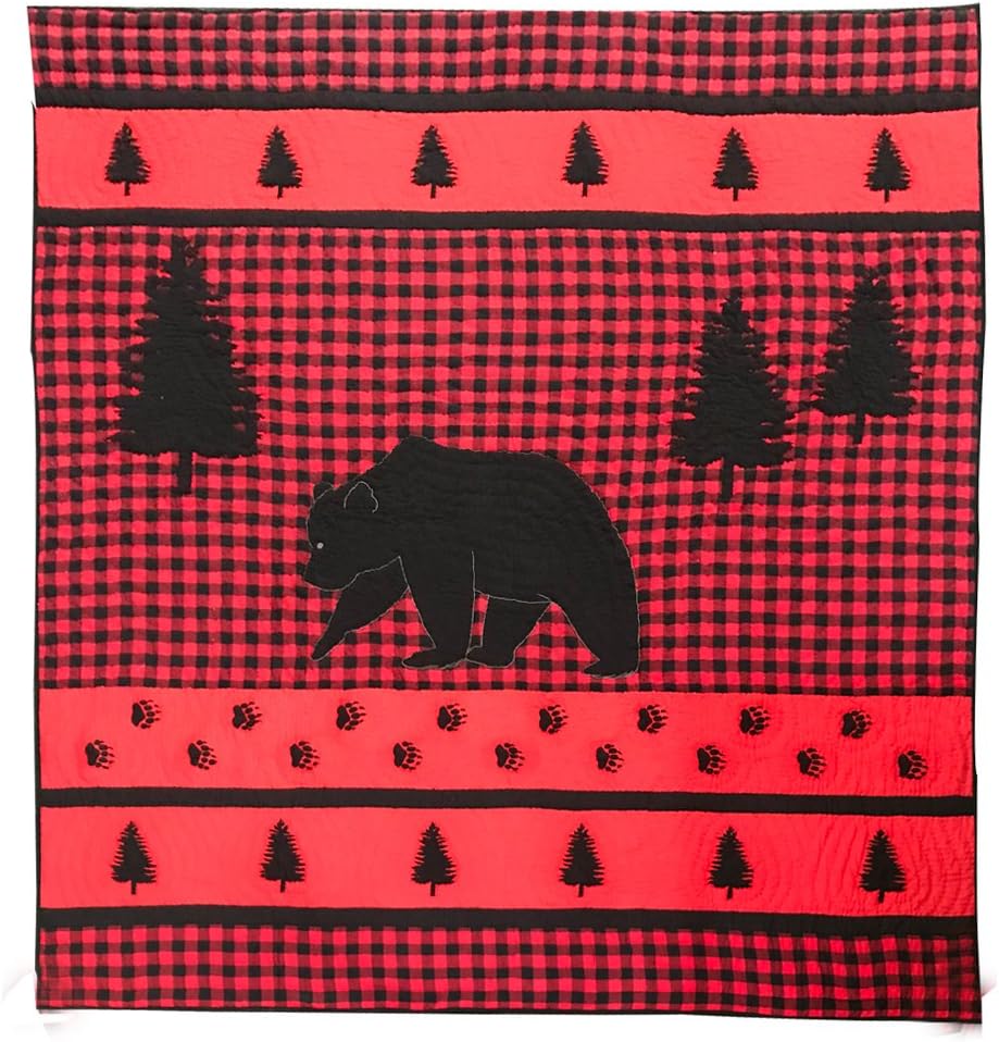 Patch Magic Bear Tracks Super King Quilt Set 1