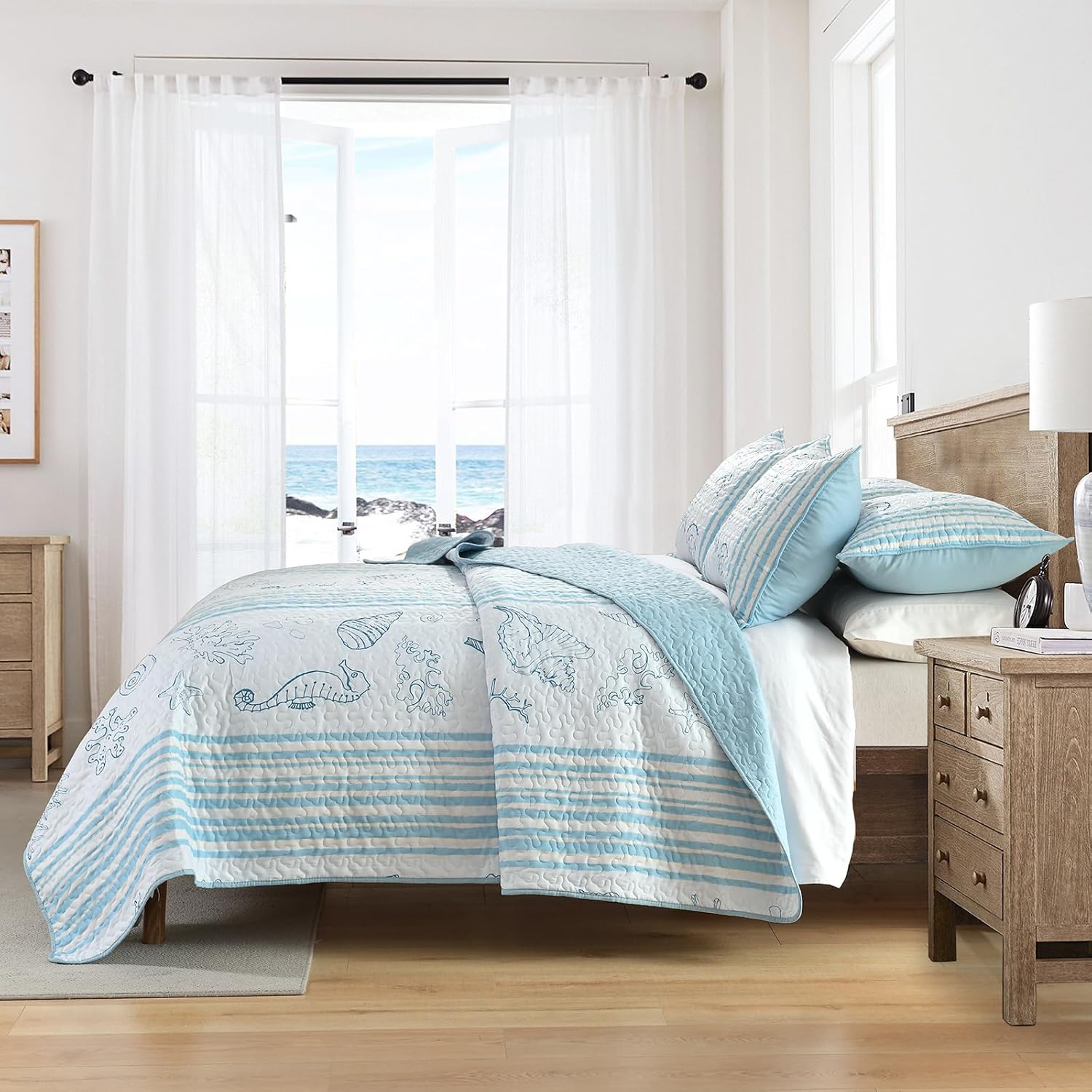 HORIMOTE HOME Coastal Quilt Set King Size