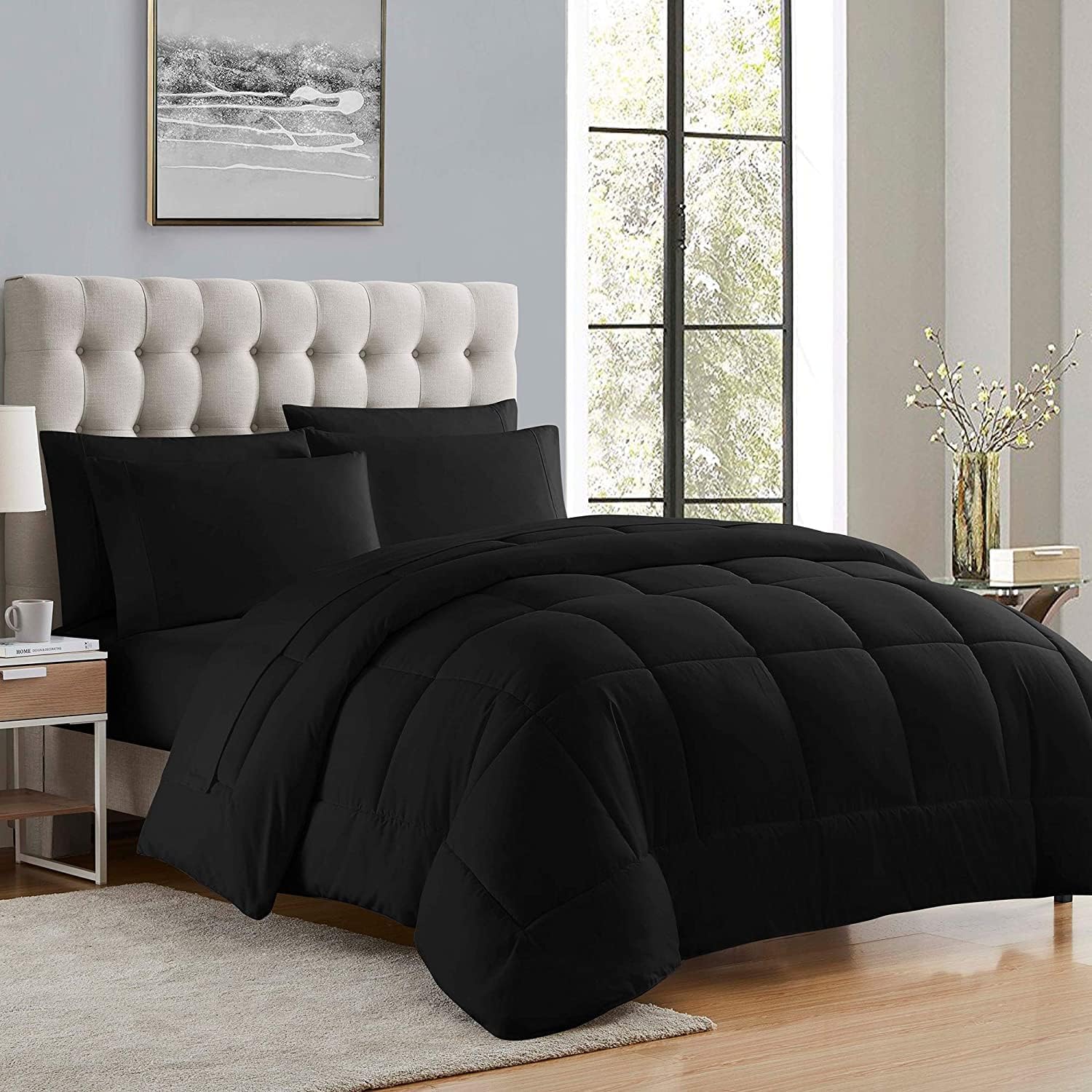 Hotel Quality 1000 Thread Count Egyptian Cotton Bed In Bag 8 Piece Set