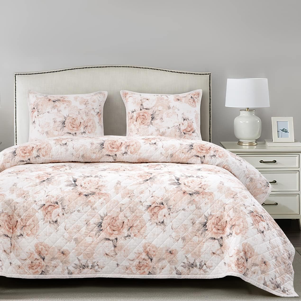 HiEnd Accents Colette 3 Piece Quilt Set Super King
