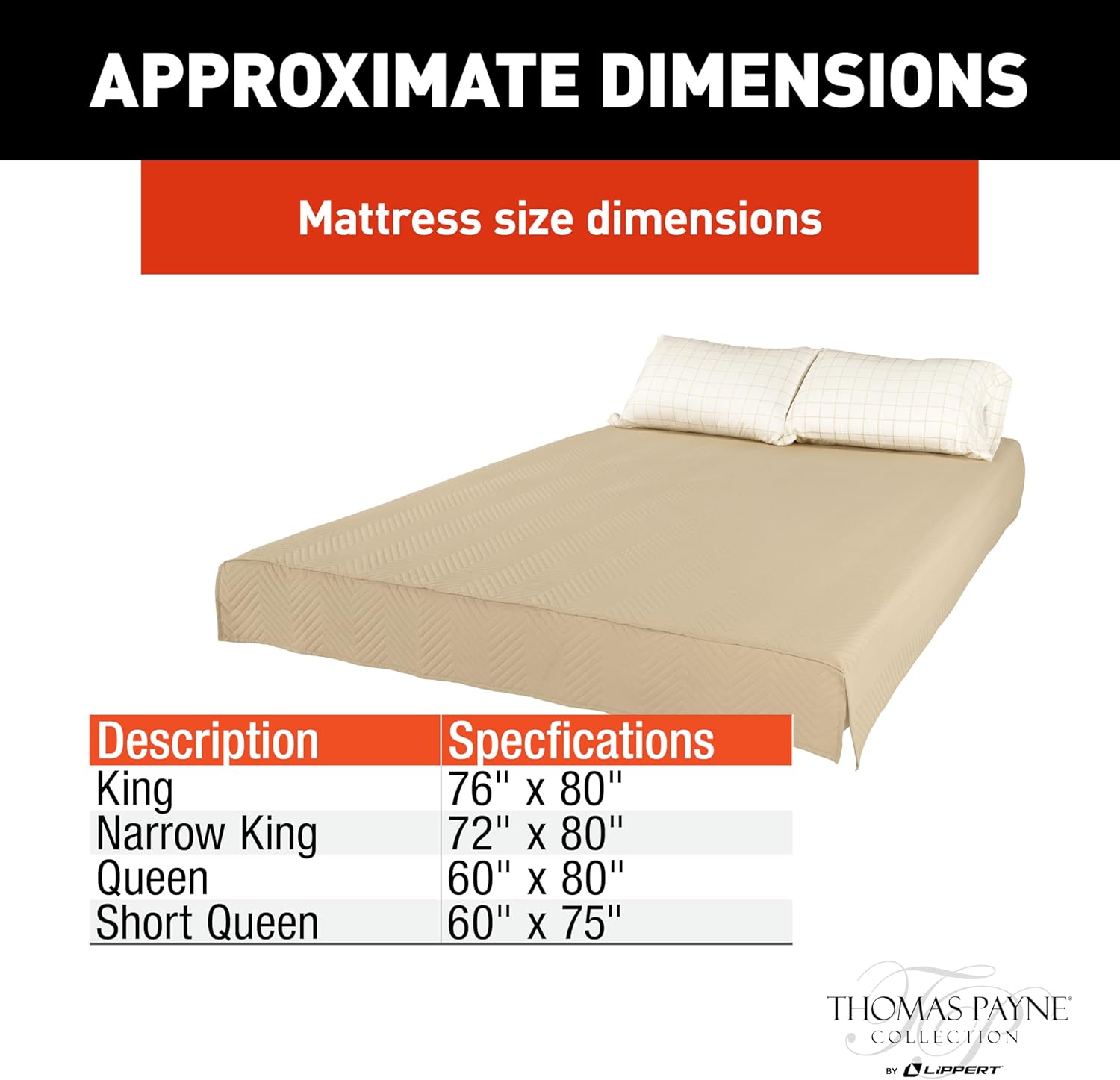 Lippert Easy Zzzs RV Bedding Set Queen Tan