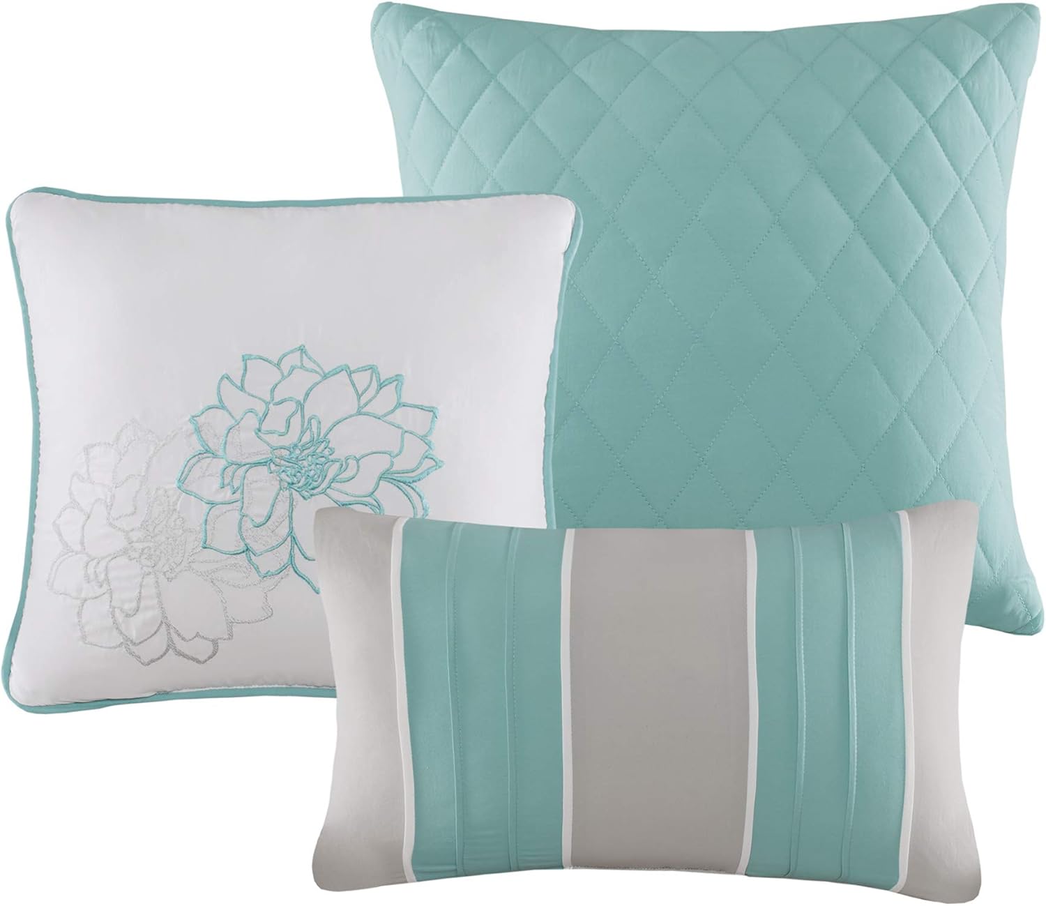 Madison Park Lola Sateen Cotton Comforter Set 7 Piece
