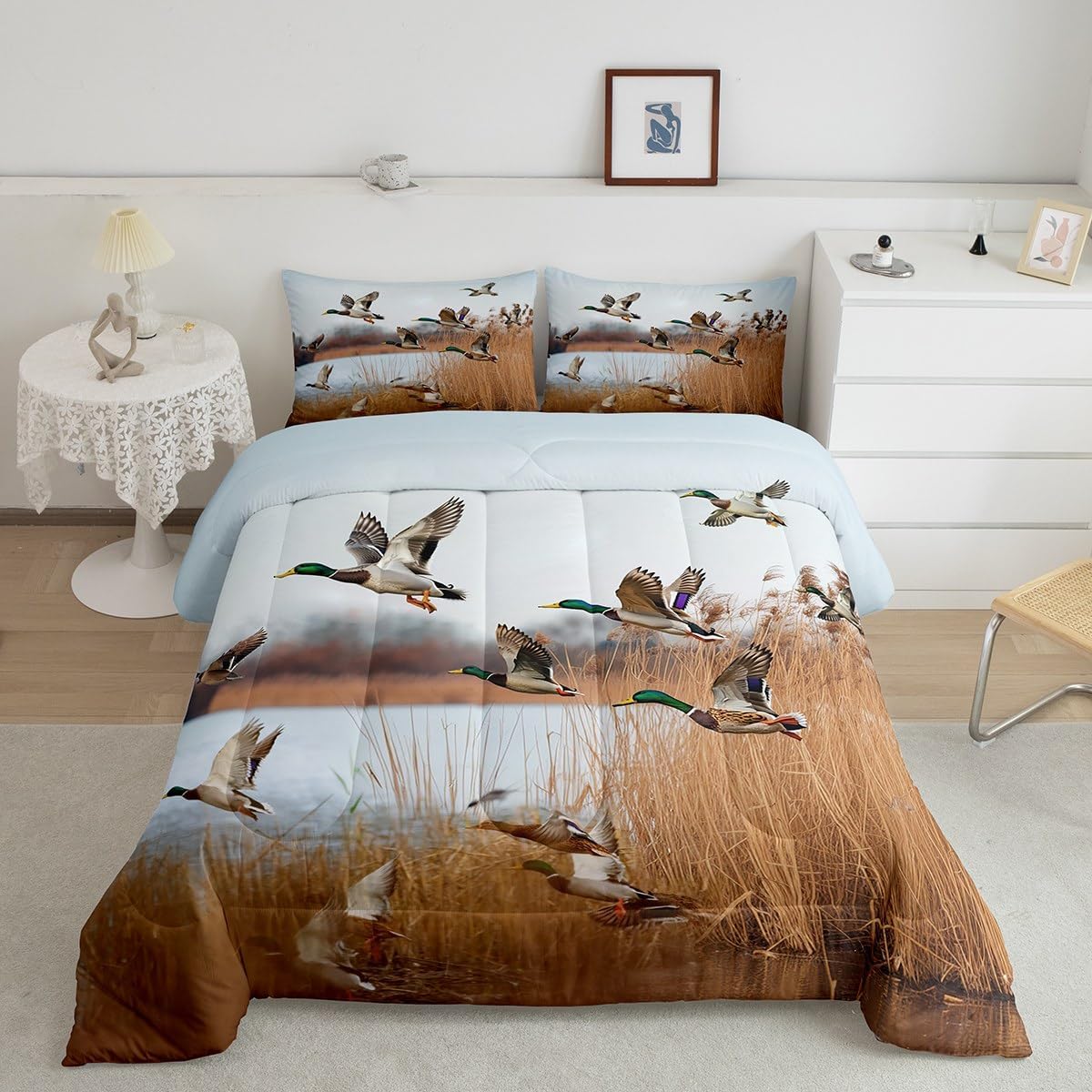Erosebridal Duck Comforter Set Full Size