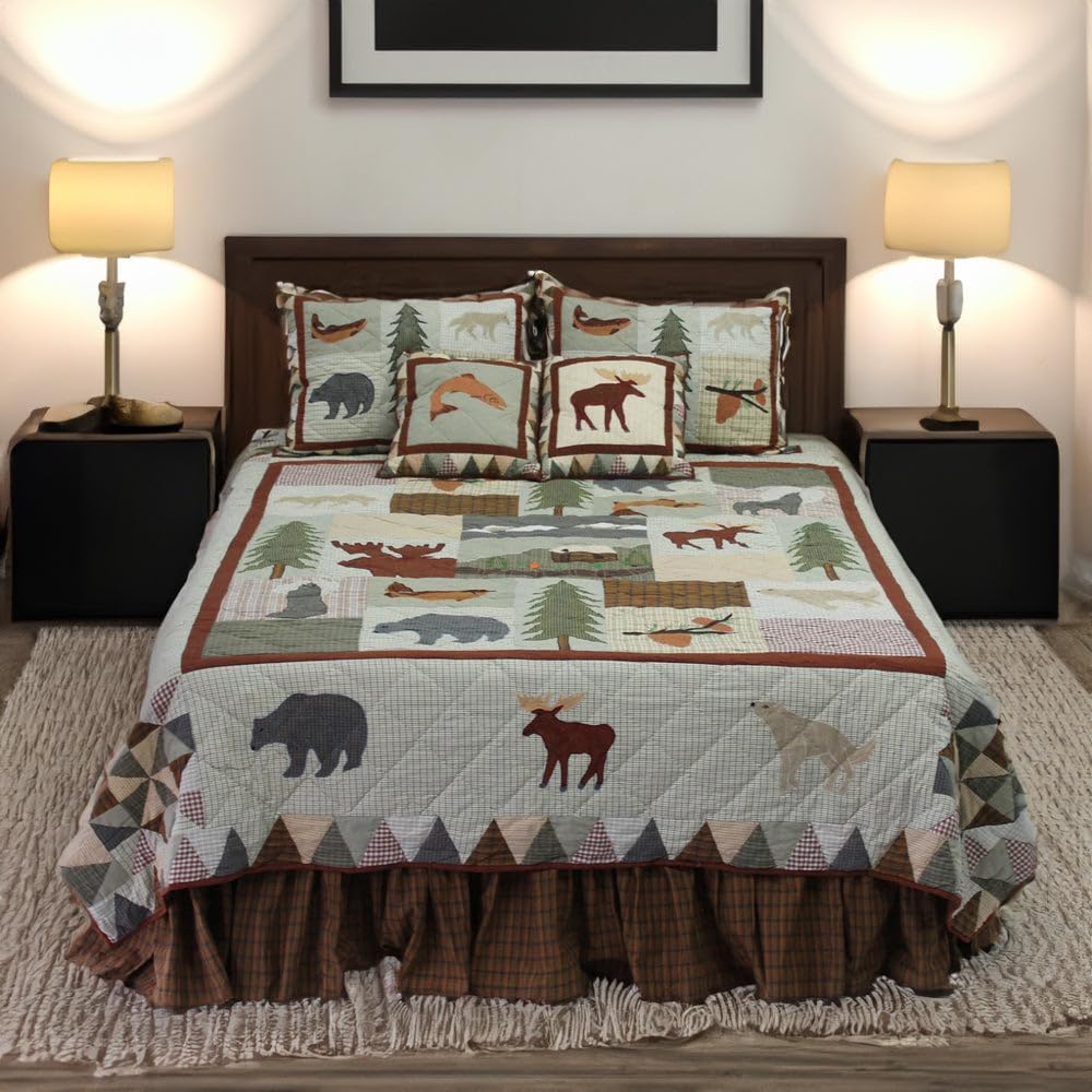 Patch Magic Quilts White Mountain Whispers King Set