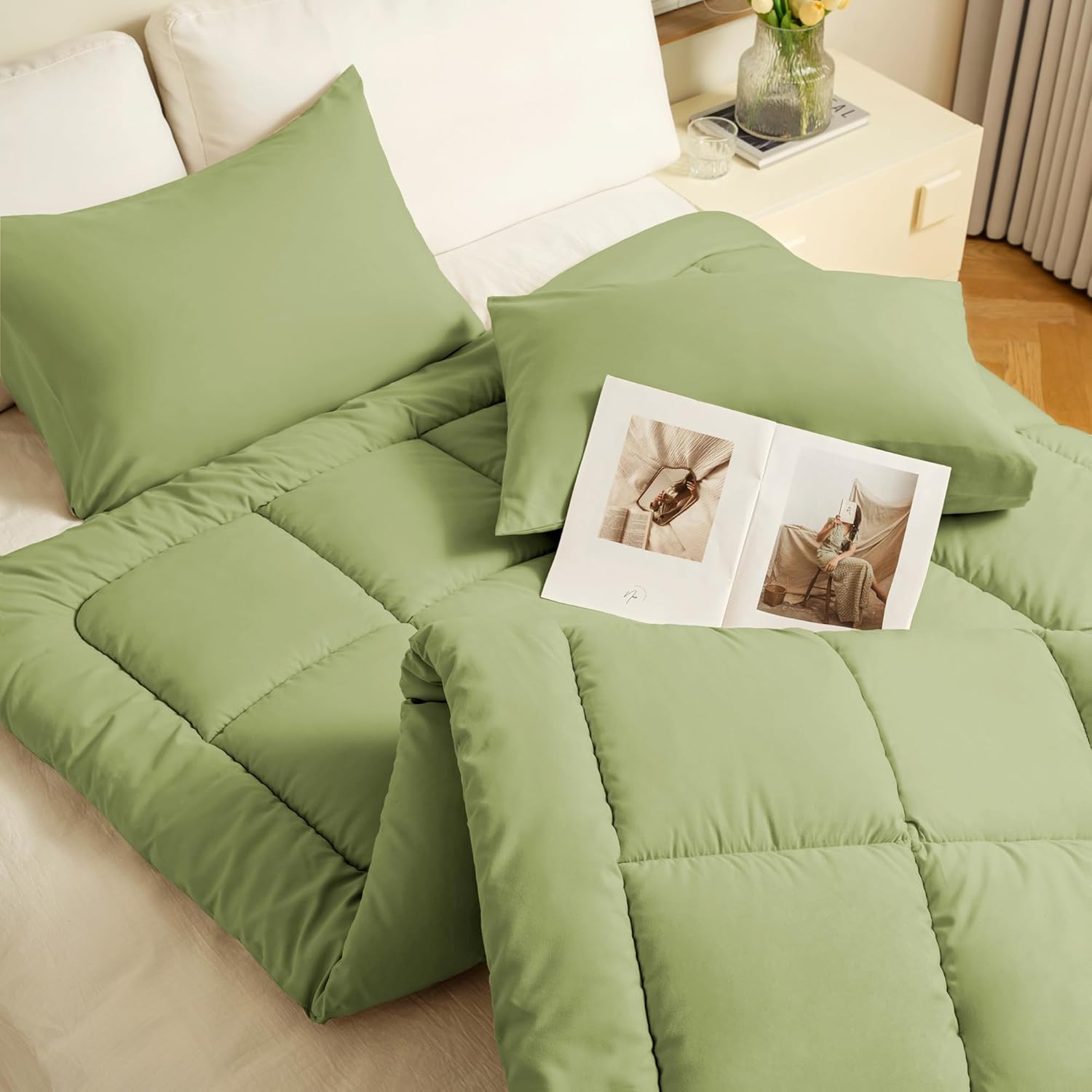 Kanak Bedding 100 Egyptian Cotton Comforter Set 3 Piece Full XL