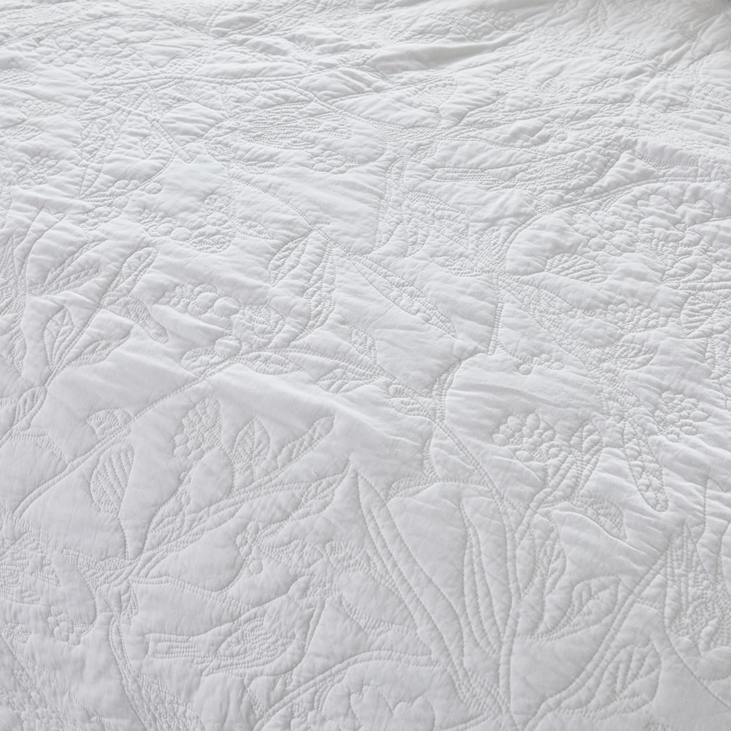 Brandream Country Birds Matelasse Quilt Set 3-Piece