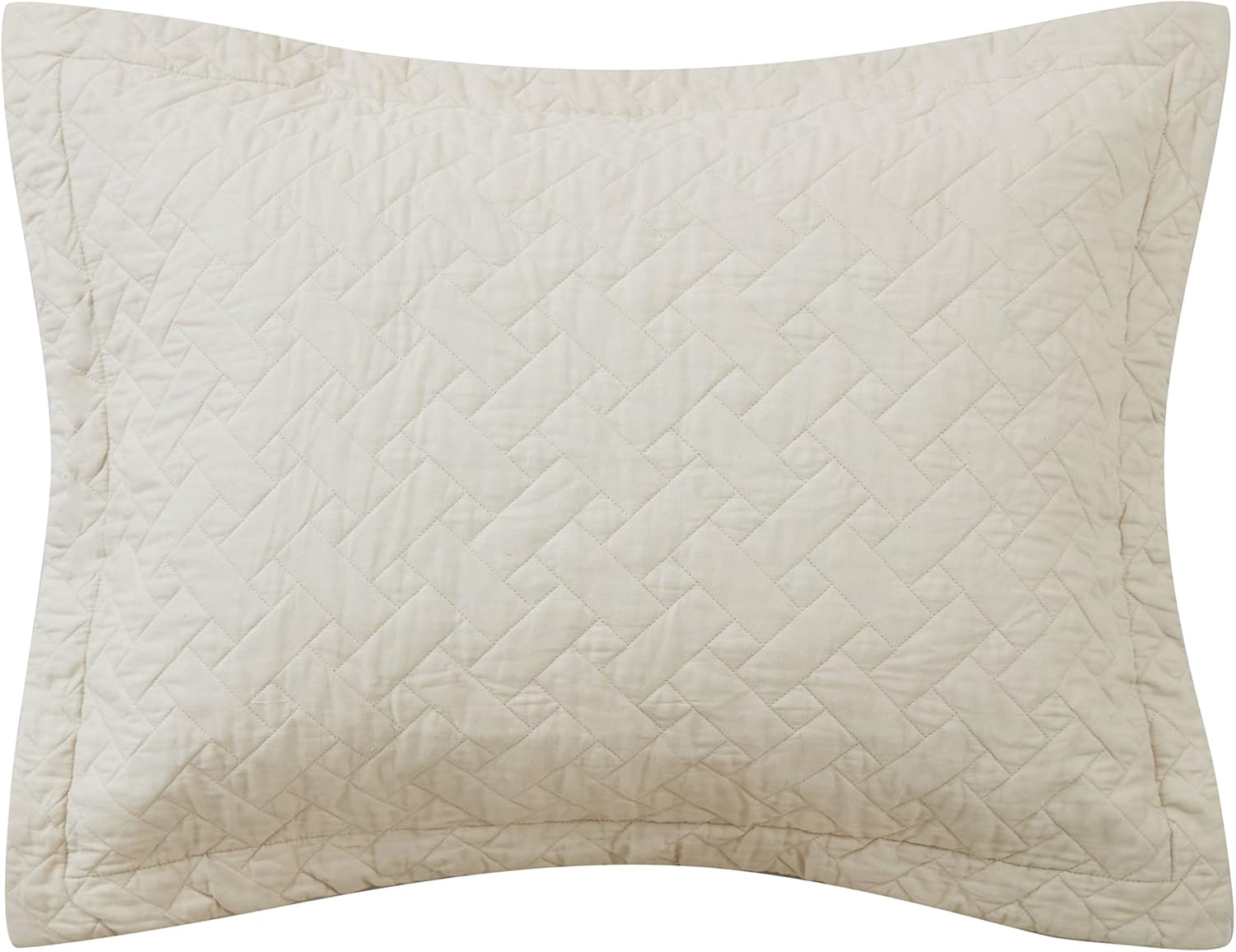 Tommy Bahama Chevron Dune Beige Quilt Set - King