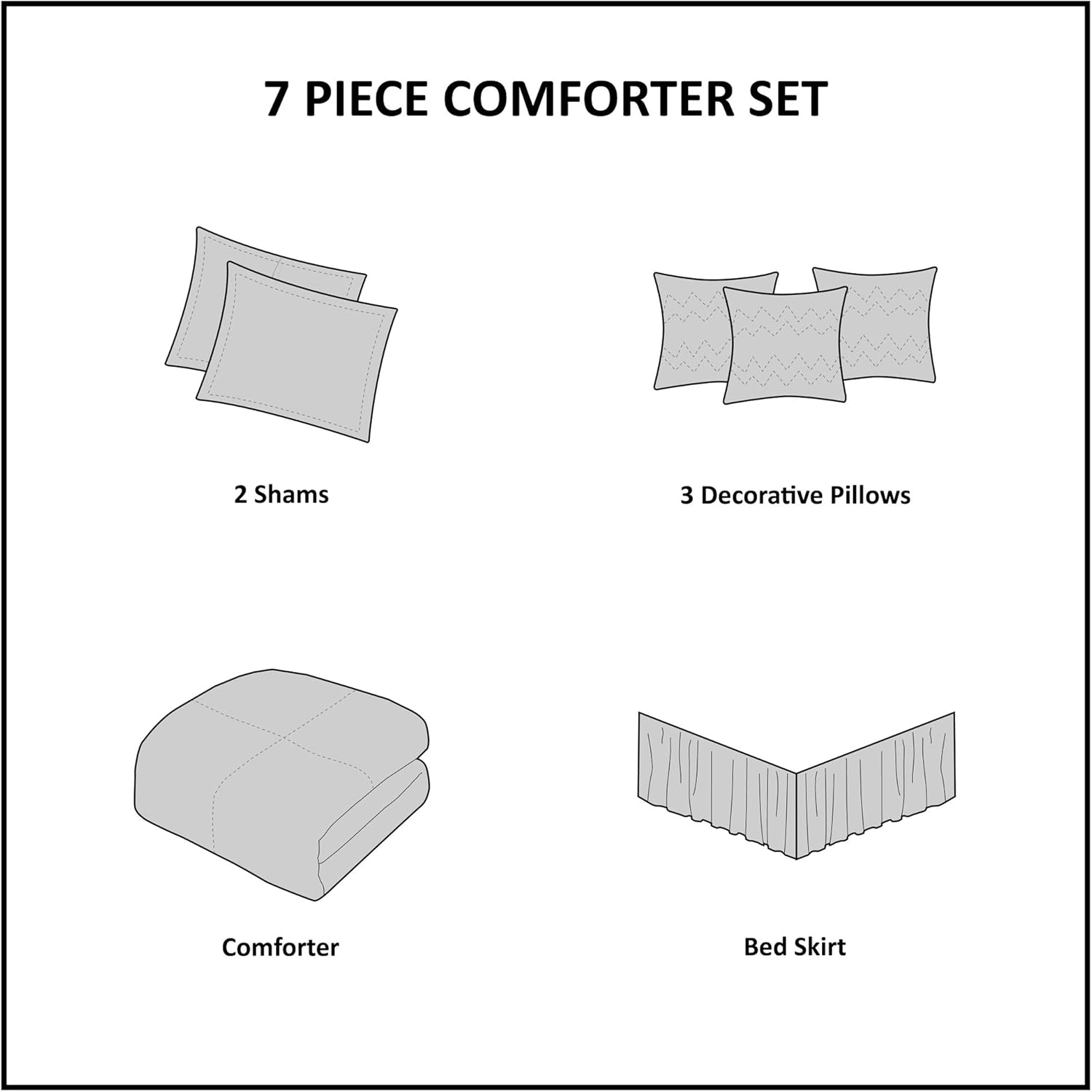 Madison Park Dune Suede Comforter Set 7 Piece