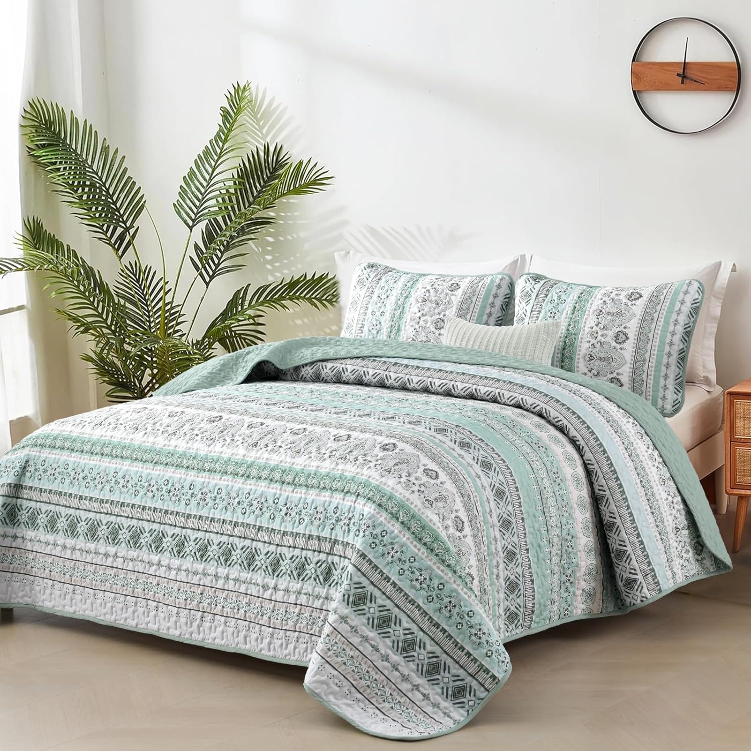 Goodidea Boho Quilt Set Queen Size 3 Piece 1