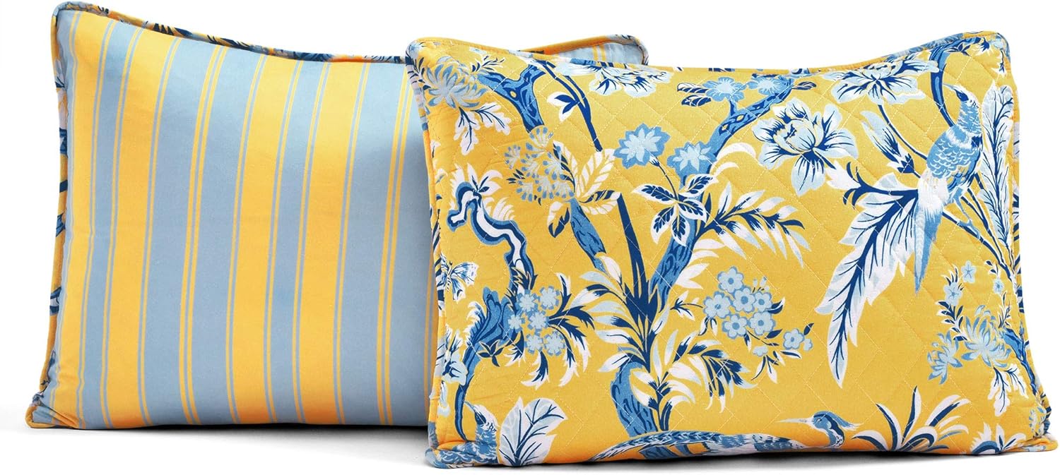 Lush Decor Dolores Reversible Cotton Quilt Set King