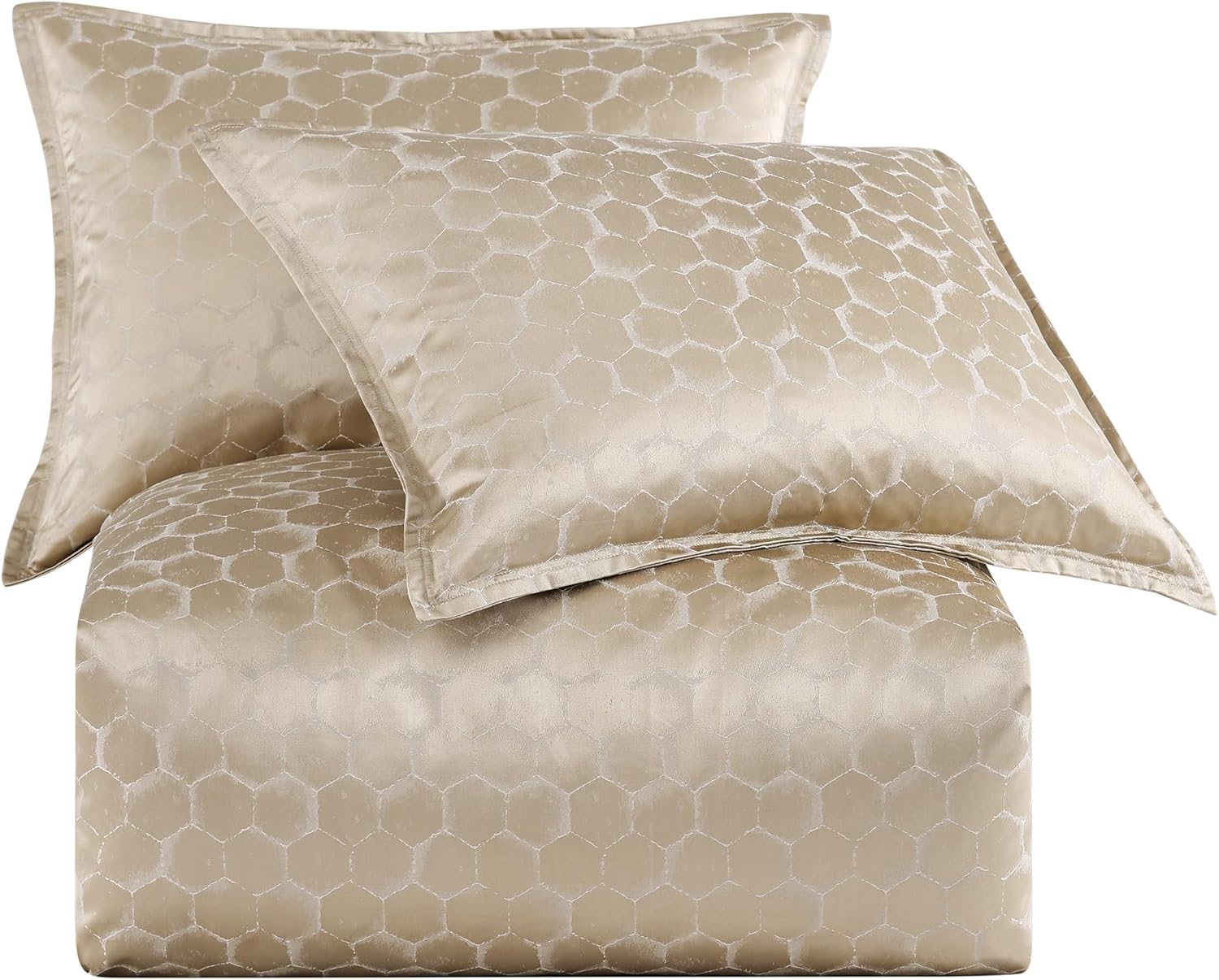 HiEnd Accents Honeycomb 3 Piece King Comforter Set 1