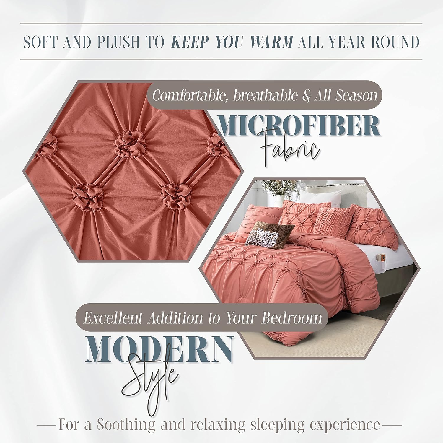 Elegant Comfort 12-Piece California King Bed-in-a-Bag