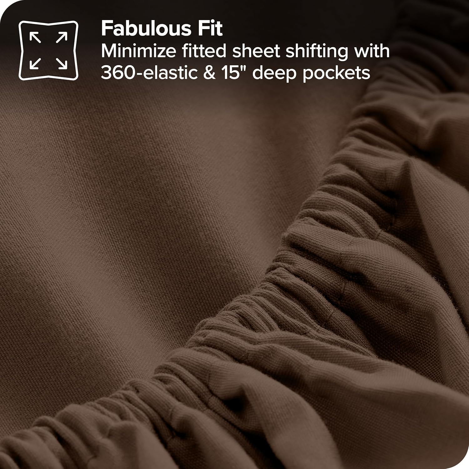 Upluxius Cocoa Bed-in-a-Bag 7 Piece Comforter Set