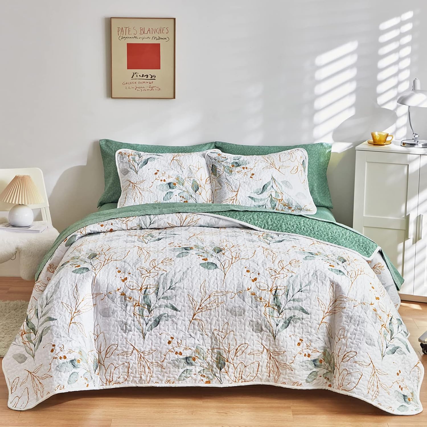 Joyreap 2-Piece Microfiber Quilt Set 1