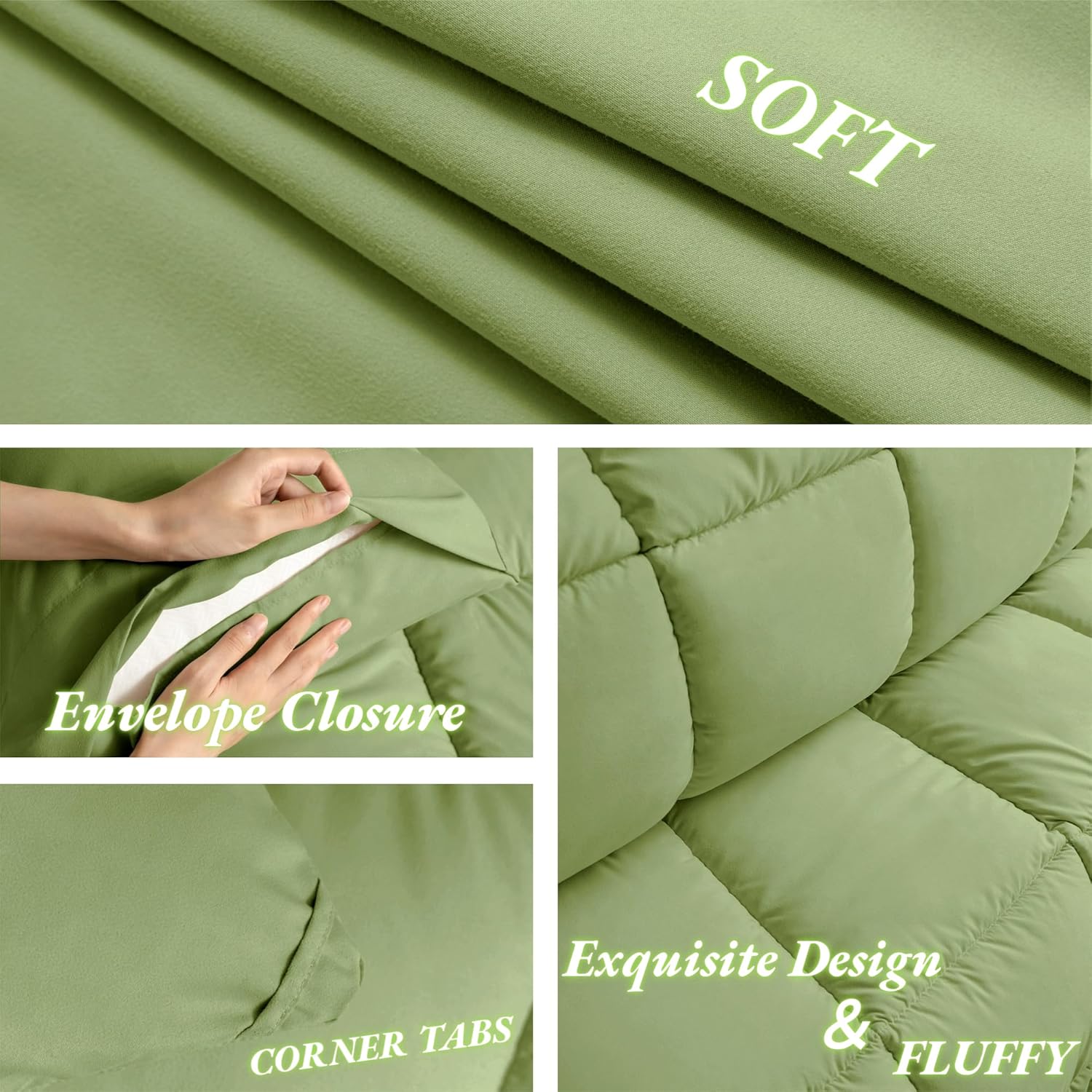 Kanak Bedding 100 Egyptian Cotton Comforter Set 3 Piece Full XL