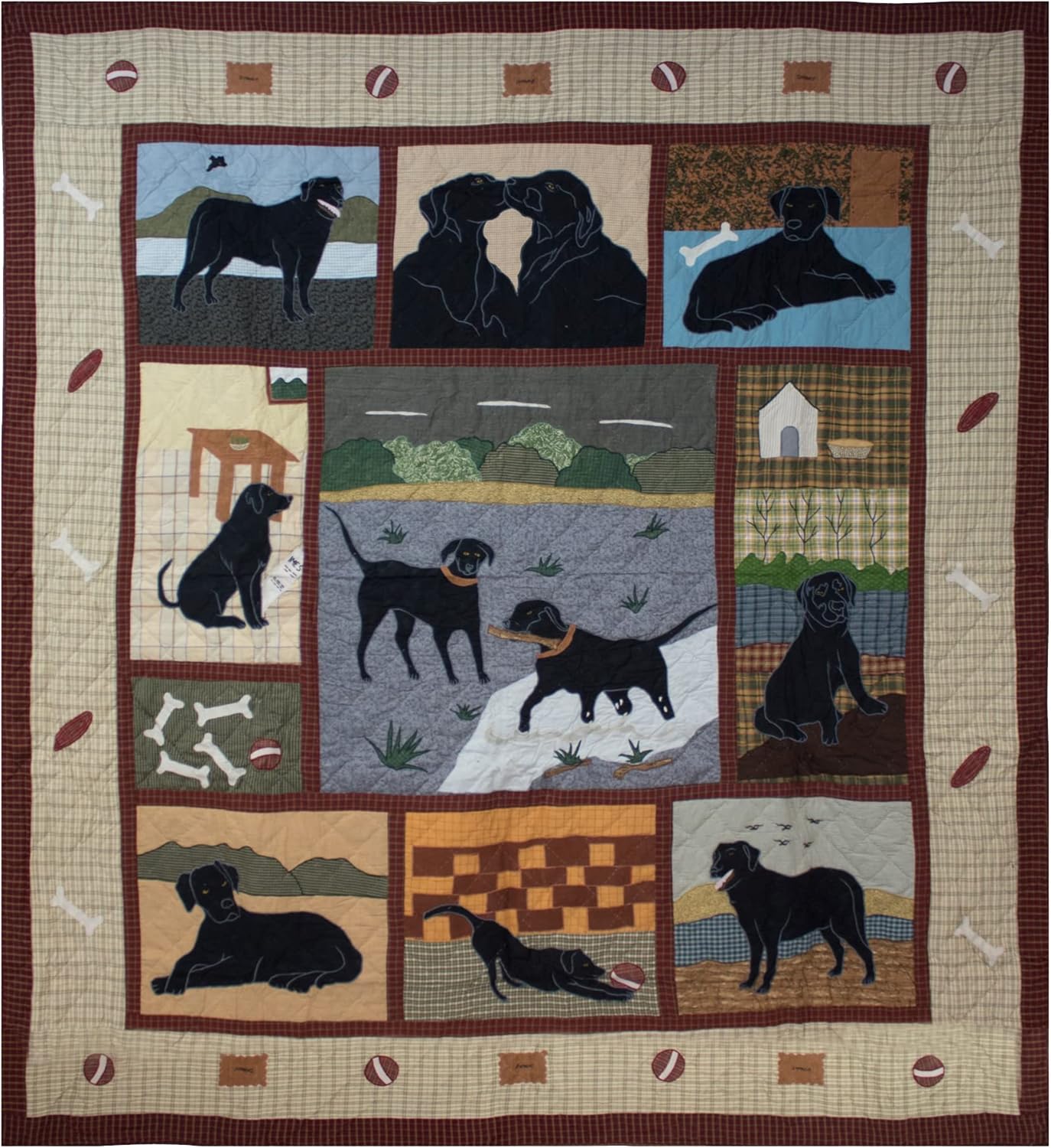 Patch Magic Quilts Pick of Labs Twin Set