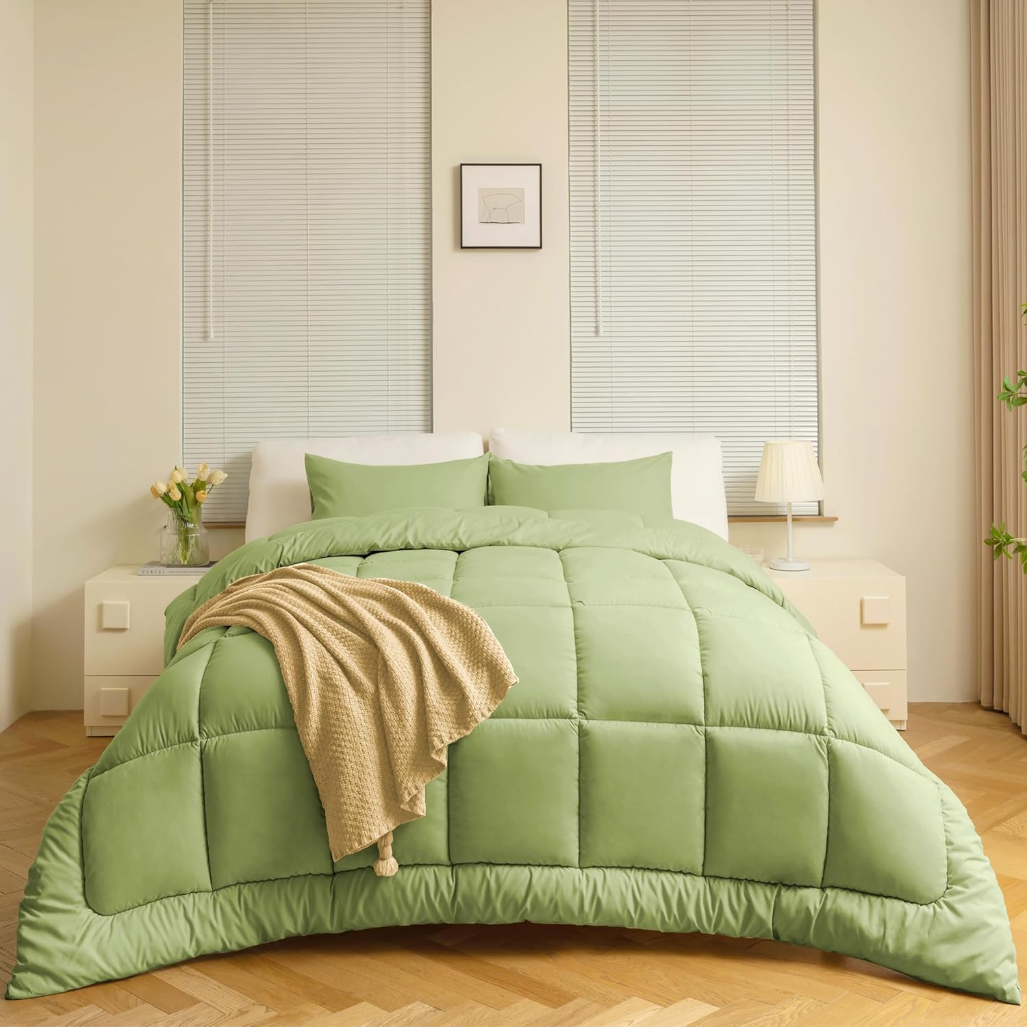 Kanak Bedding 100 Egyptian Cotton Comforter Set 3 Piece Full XL