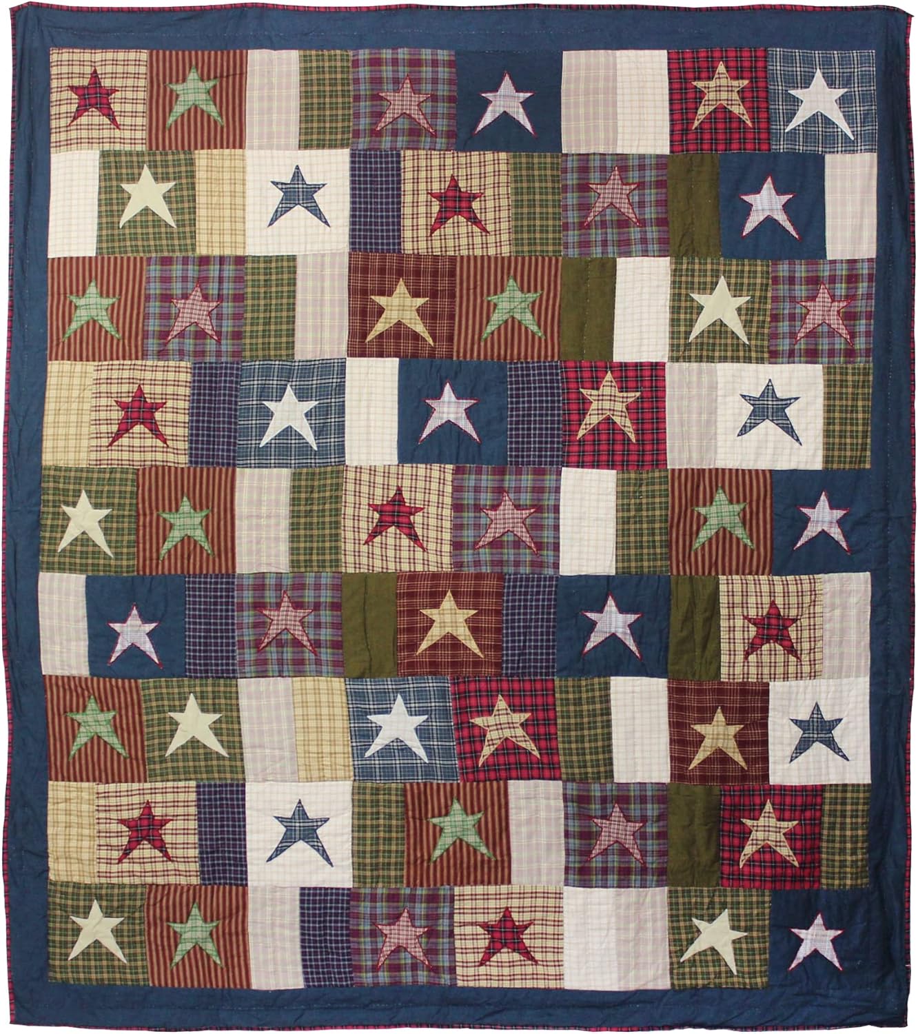 Patch Magic Primitive Sparks Quilt Set 4 Piece