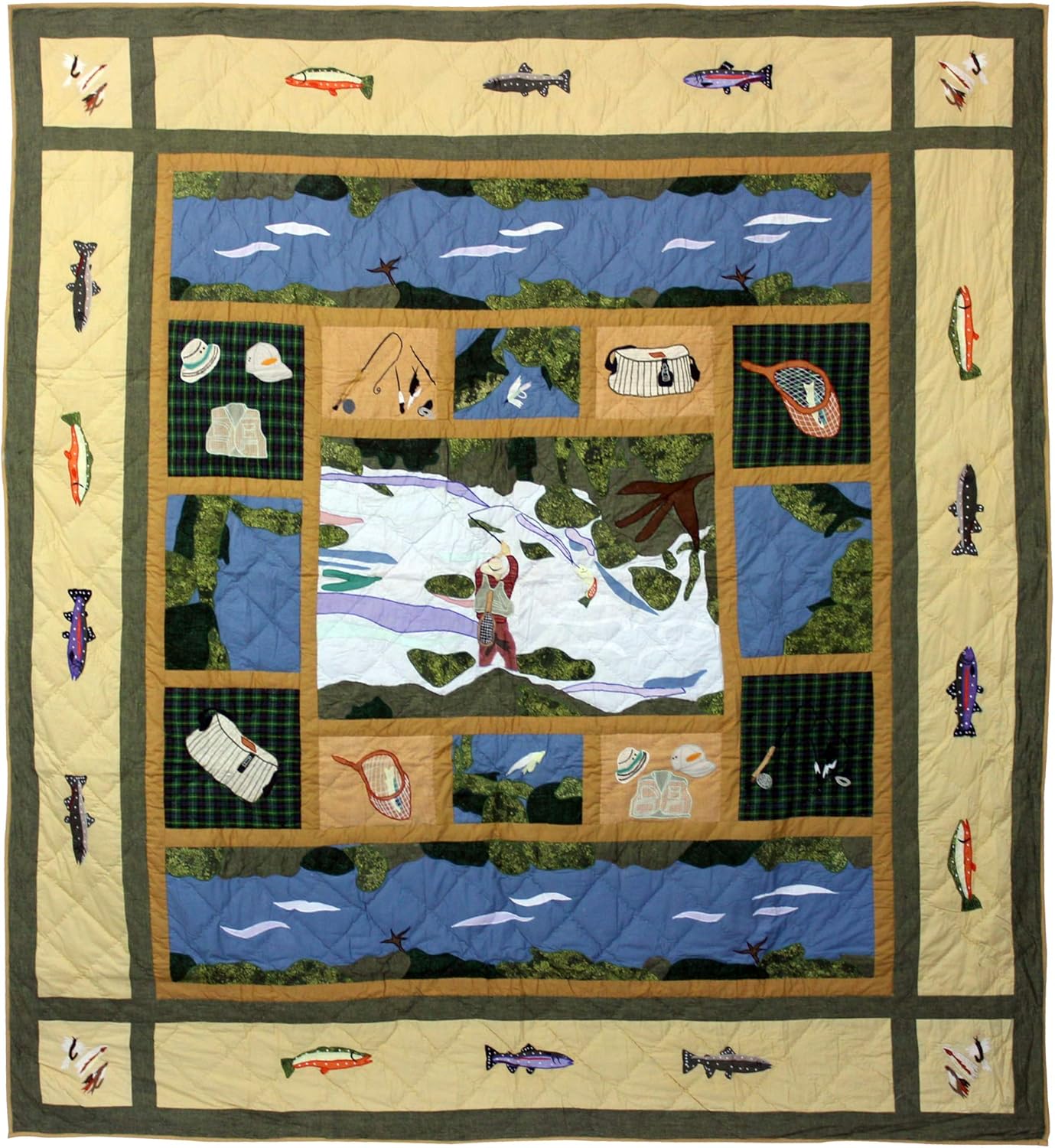 Patch Magic Quilt Set for Super Queen Bed