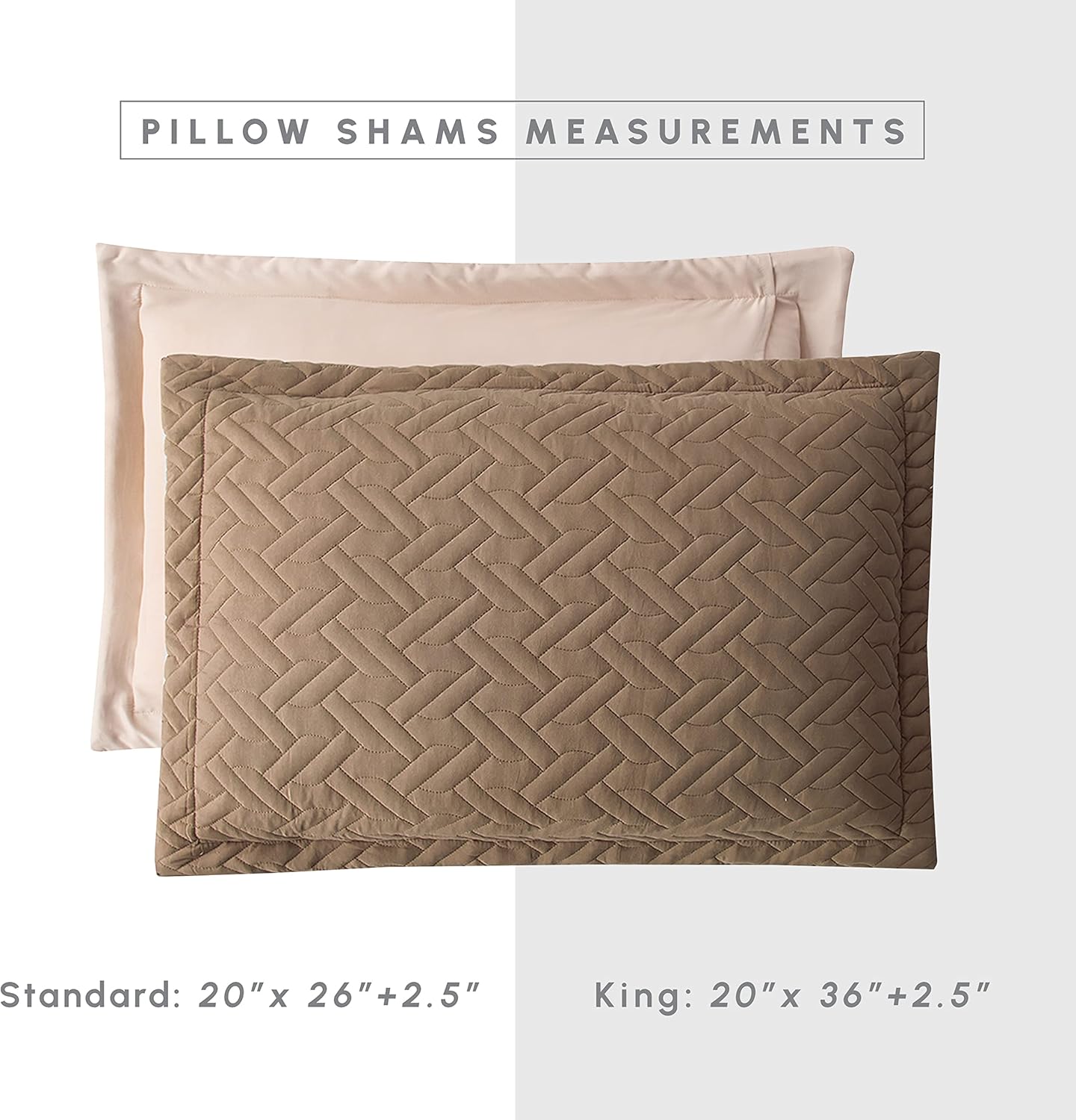 Elegant Comfort Reversible Quilt Set for California King