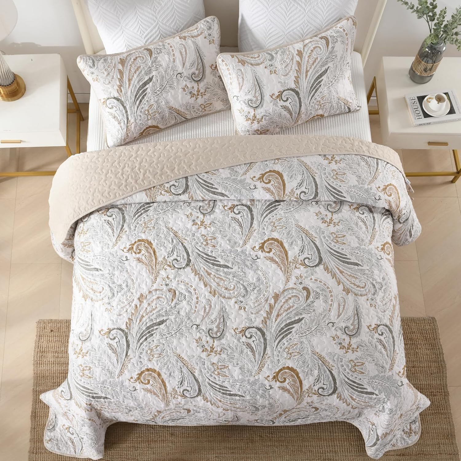 Wongs Bedding Boho Quilt Set Queen Size