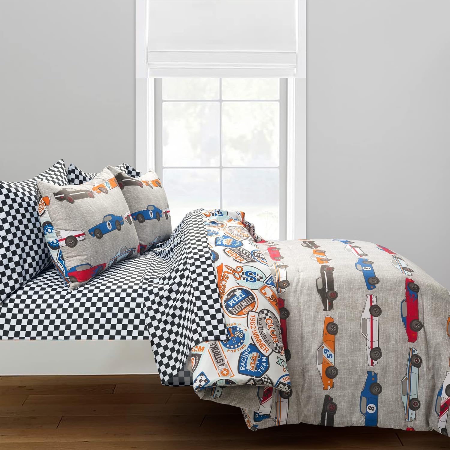 Lush Decor Muscle Car 7-Piece Comforter Set