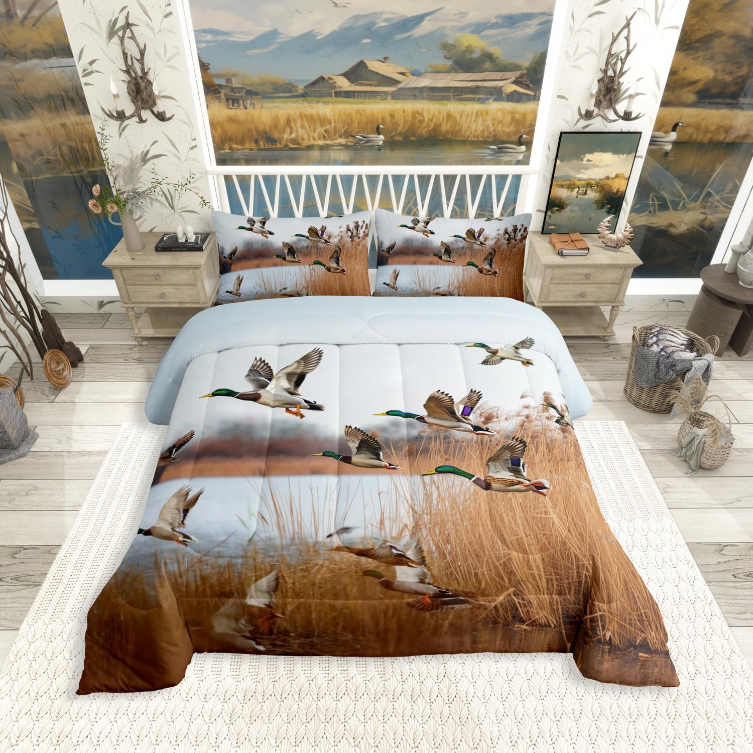 Erosebridal Duck Comforter Set Full Size