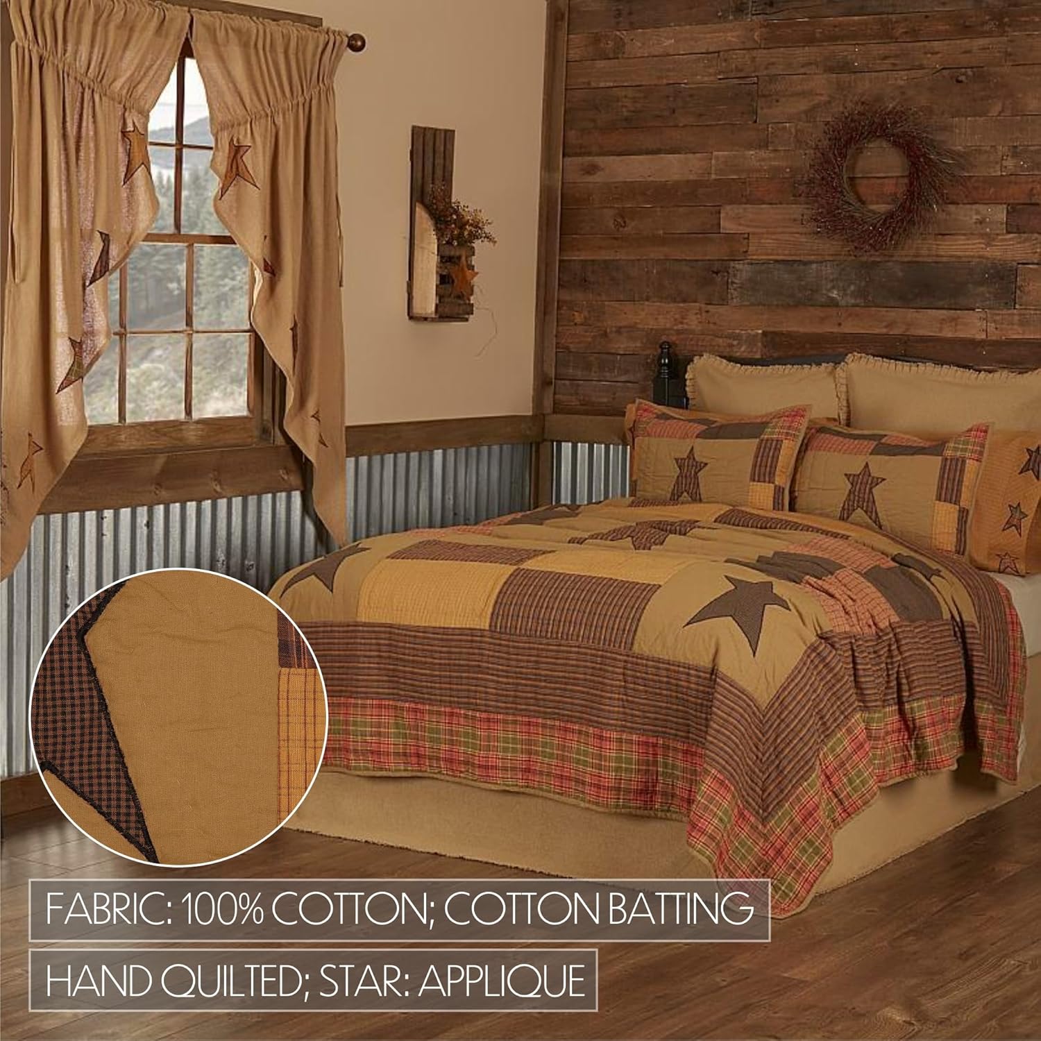 VHC Brands Stratton 3 Piece Quilt Set 1