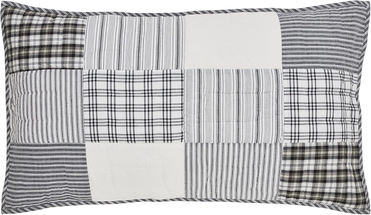 VHC Brands Sawyer Mill Black Quilt Set 3 Piece