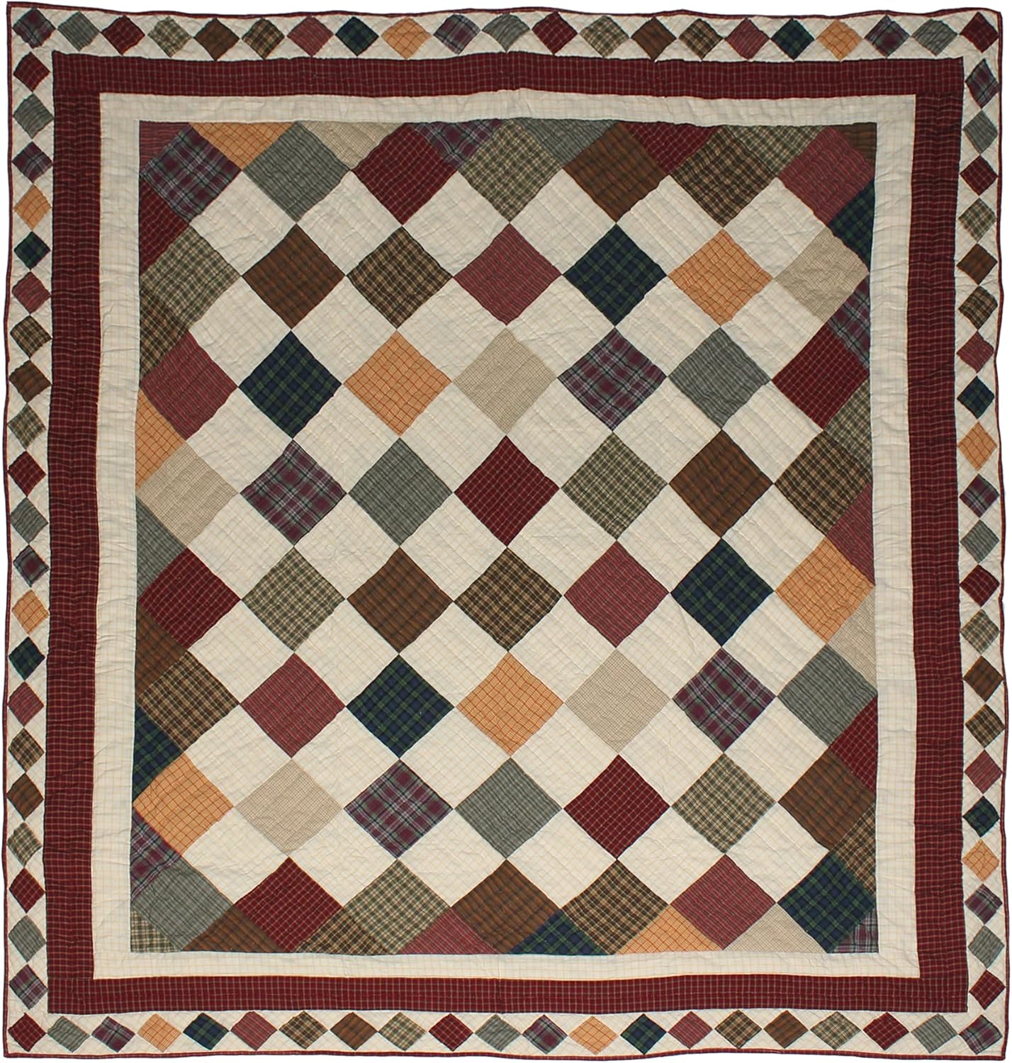 Rustic Ambers Super Queen Quilt Set with Pillow Shams