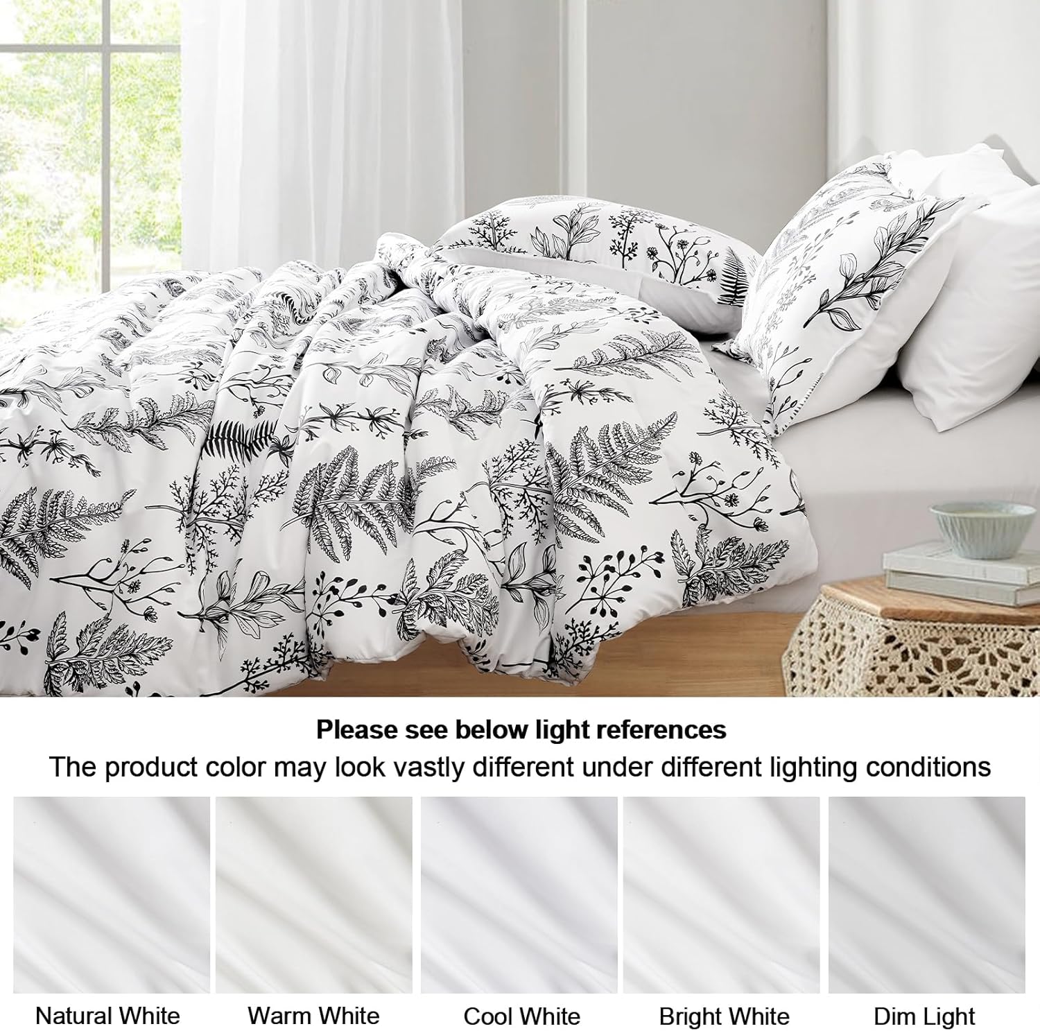 PHF 7-Piece California King Bed in a Bag Comforter Set