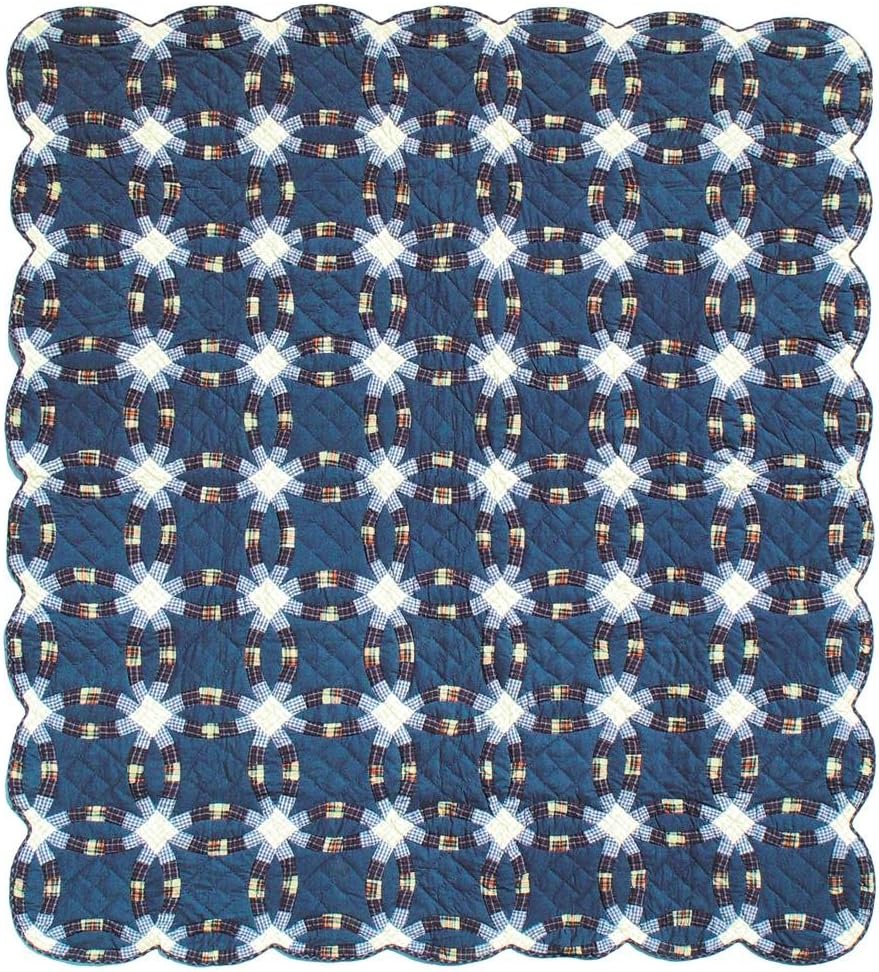 Patch Magic Shark Eyes Queen Quilt Set