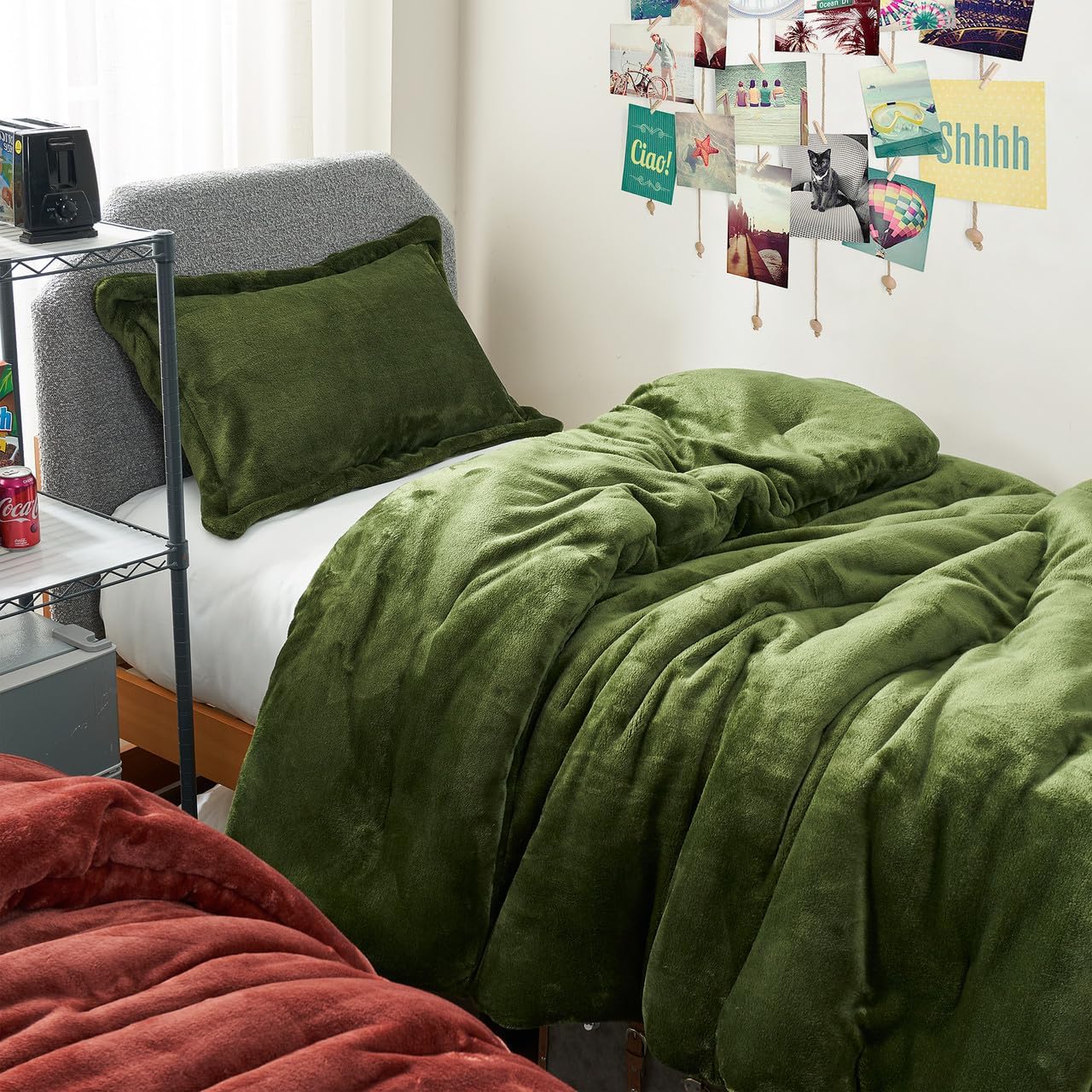 Byourbed Me Sooo Comfy - Twin XL Comforter Set in Pesto