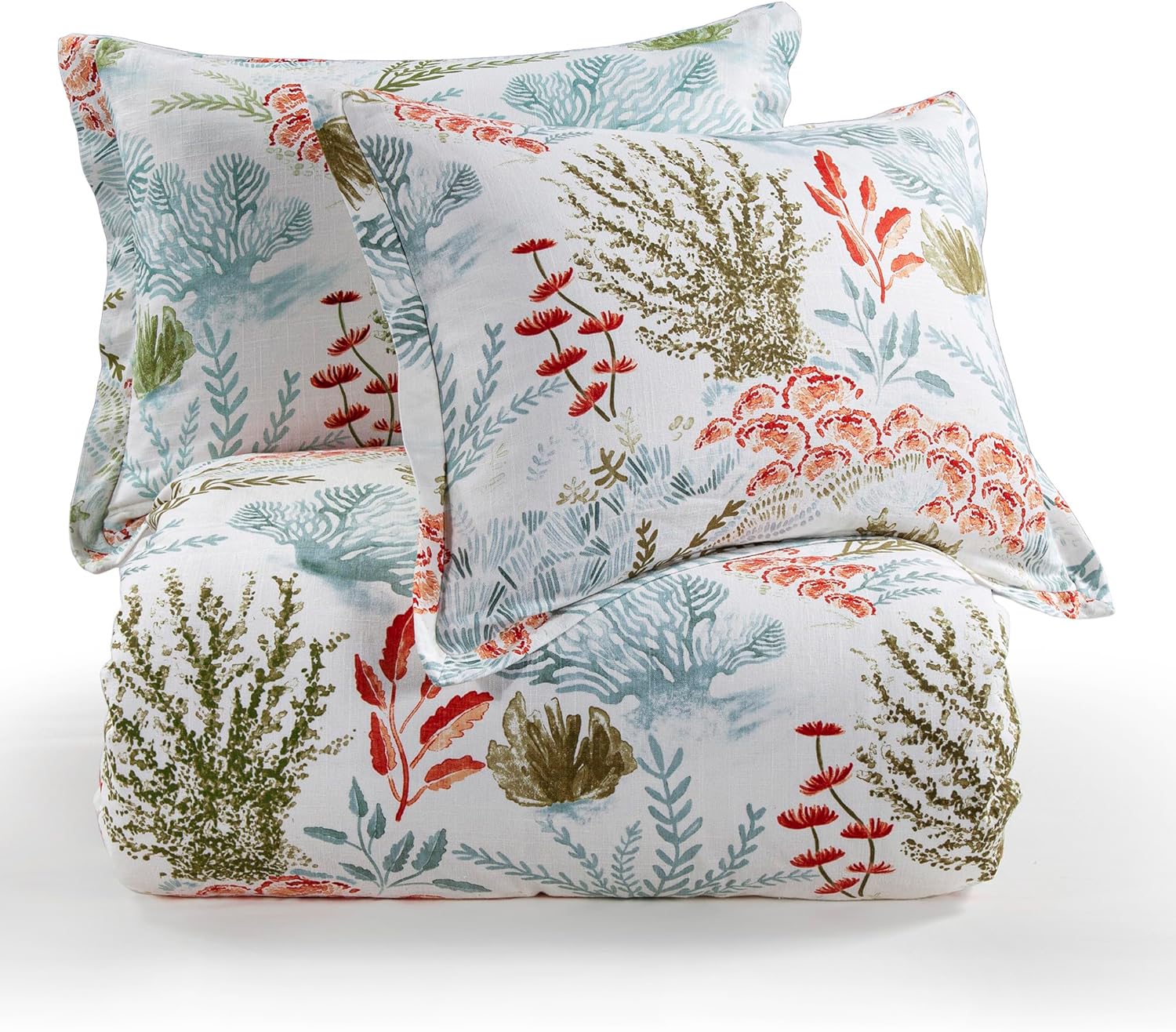 HiEnd Accents Oceania Coastal Comforter Set 3 Piece Super King
