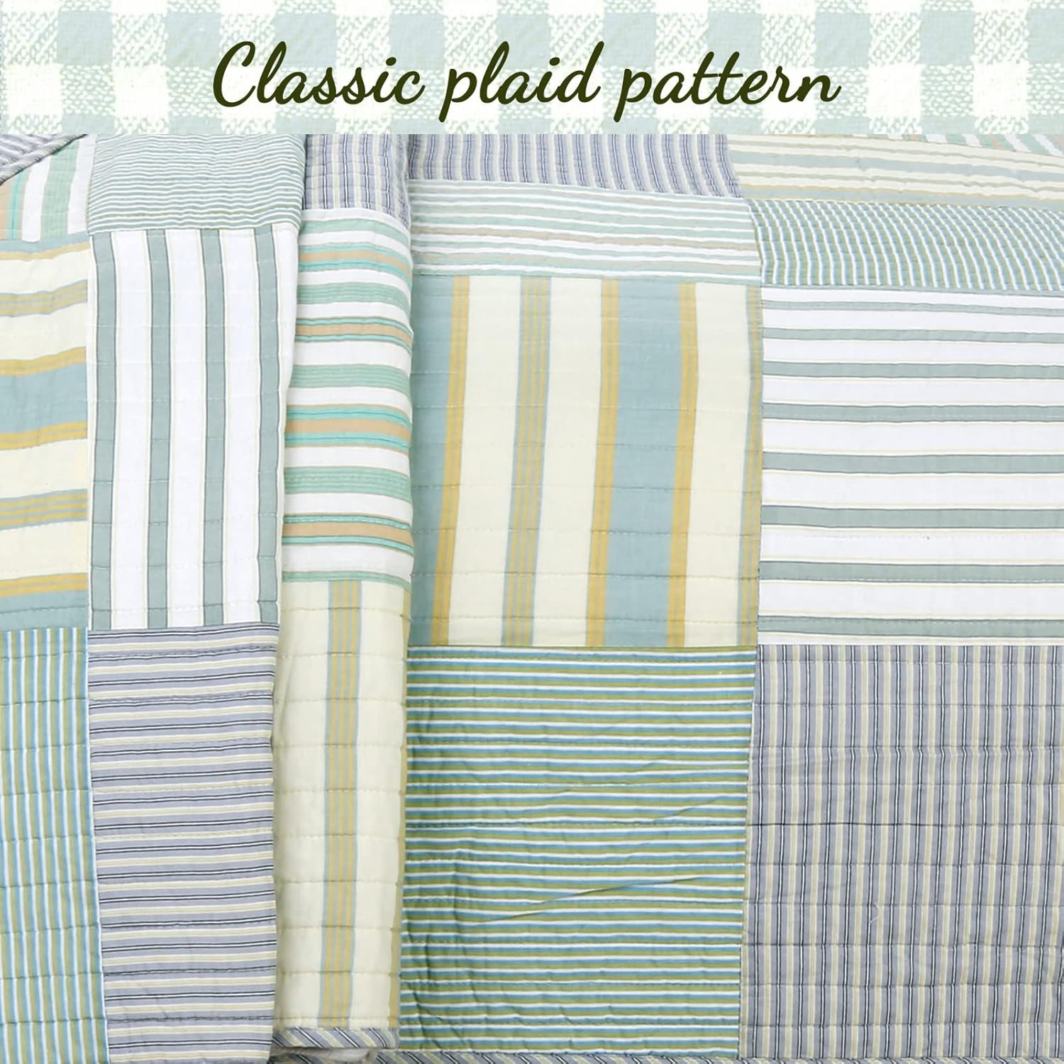 Cozy Line 100 Cotton Reversible Quilt Bedding Set