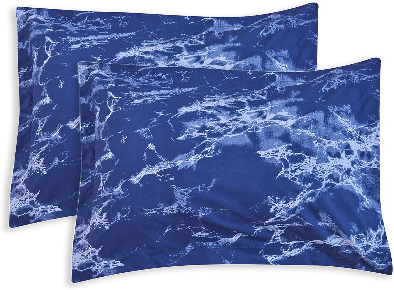 Elegant Comfort Reversible 10-Piece Comforter Set with Marble Print