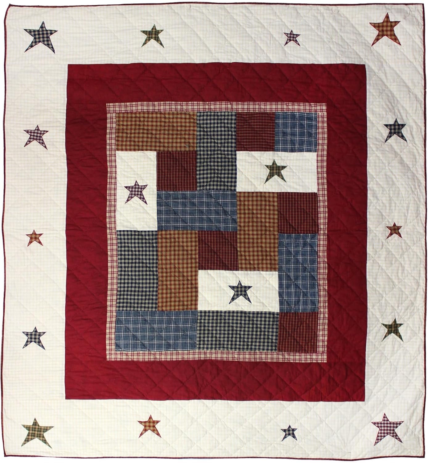 Woodland Square Super King Quilt Set with Pillow Shams