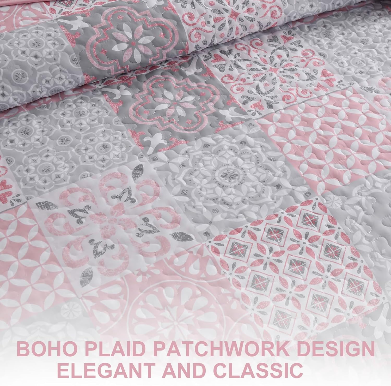 Dobuyly Patchwork Quilt Set Queen Size