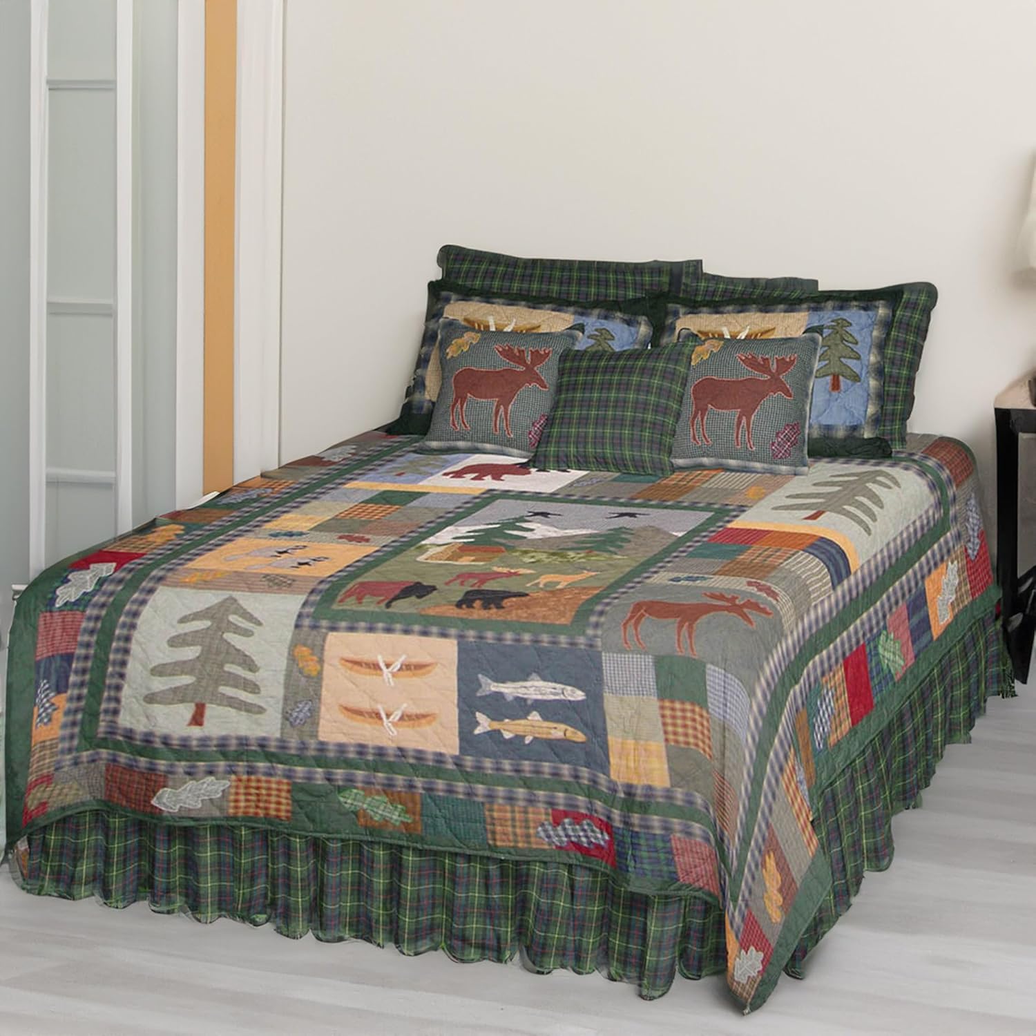 Patch Magic Quilts Up North Woods King Set 1