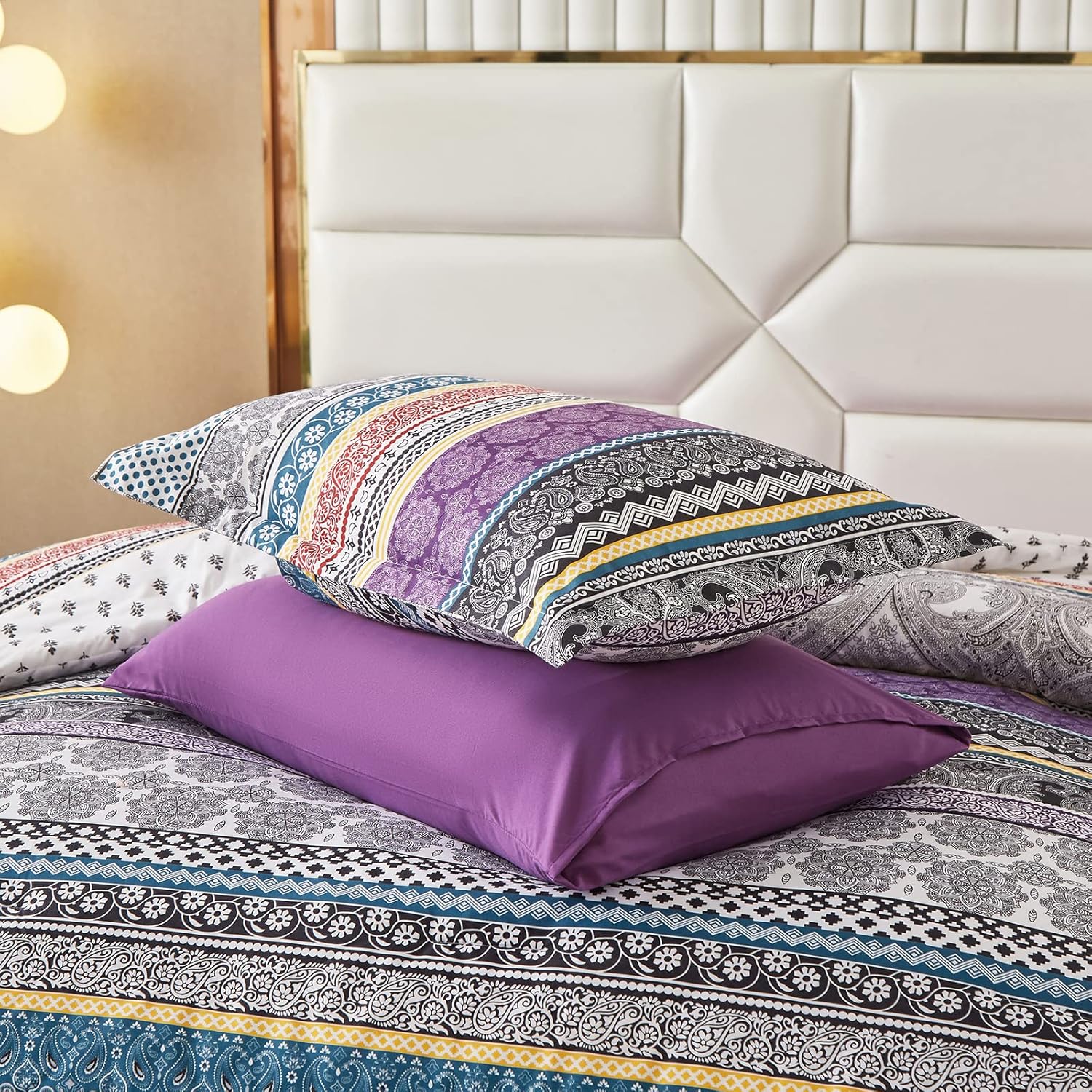 Cottolester Boho Comforter Set 8 Piece Bed in a Bag