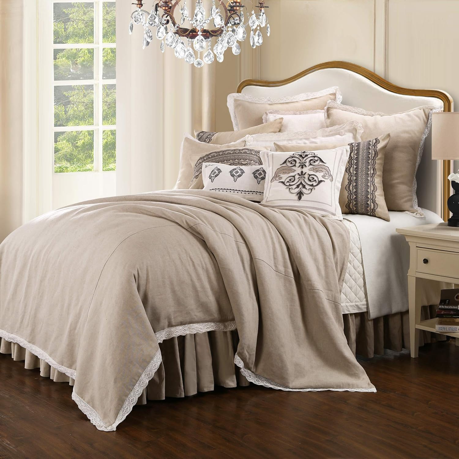 HiEnd Accents Charlotte 4 Piece Super King Comforter Set