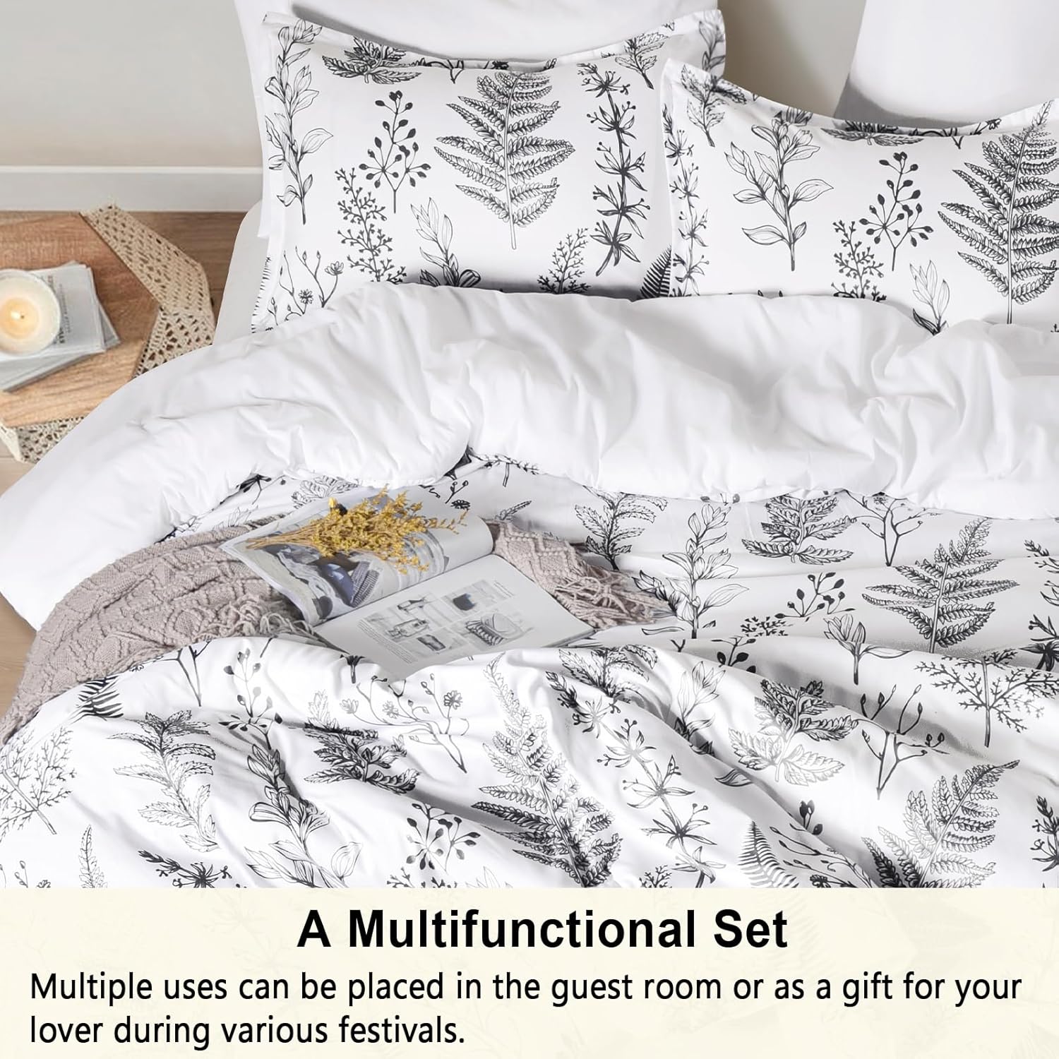 PHF 7-Piece California King Bed in a Bag Comforter Set